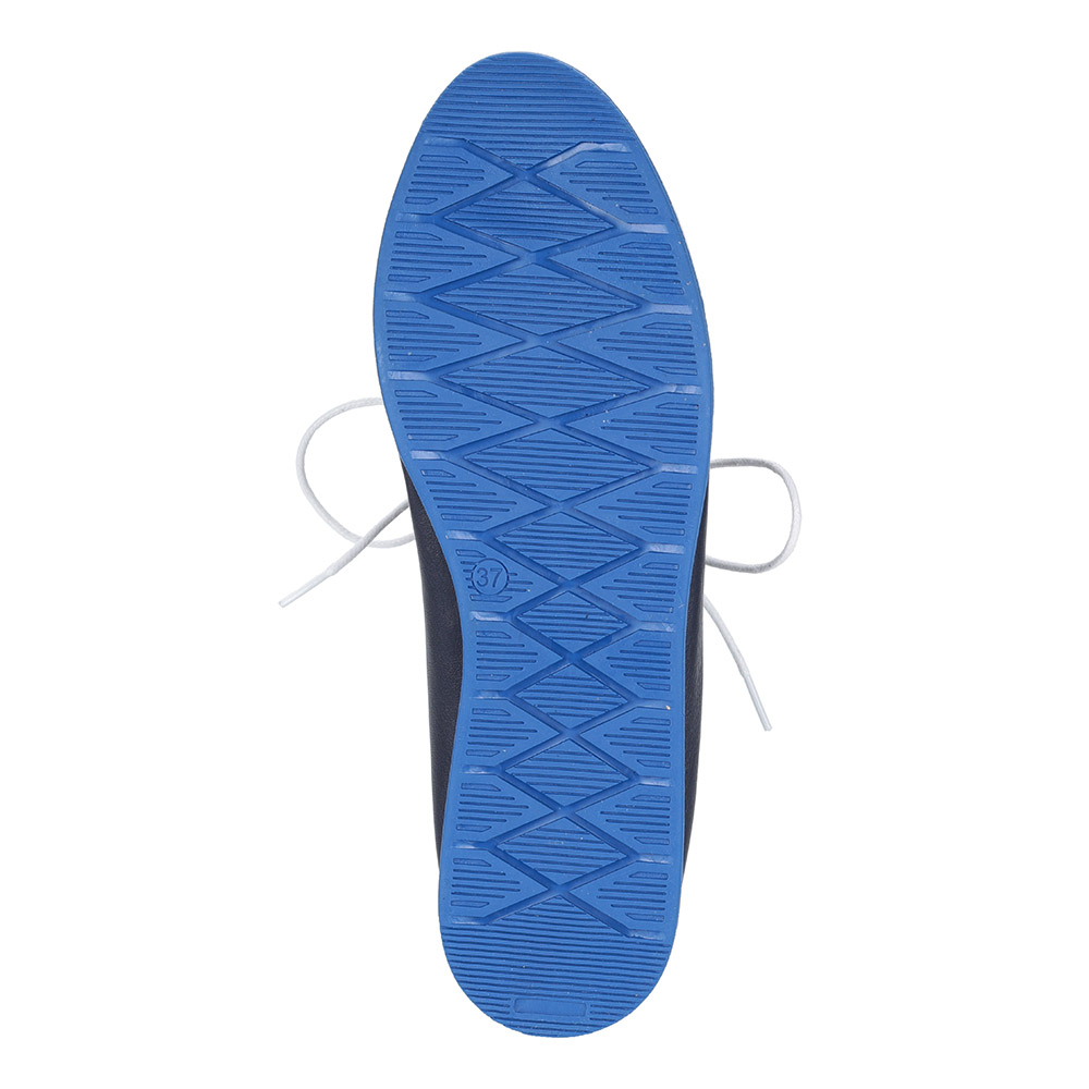 Синие полуботинки из кожи от Respect-shoes