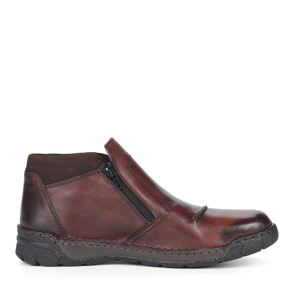 Коричневые ботинки из кожи без шнуровки Rieker, размер 42, цвет коричневый - фото 3