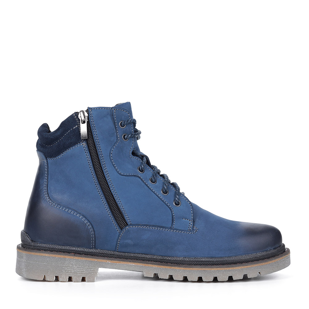 Синие ботинки в стиле тимберлэндов Respect, размер 41, цвет синий - фото 3