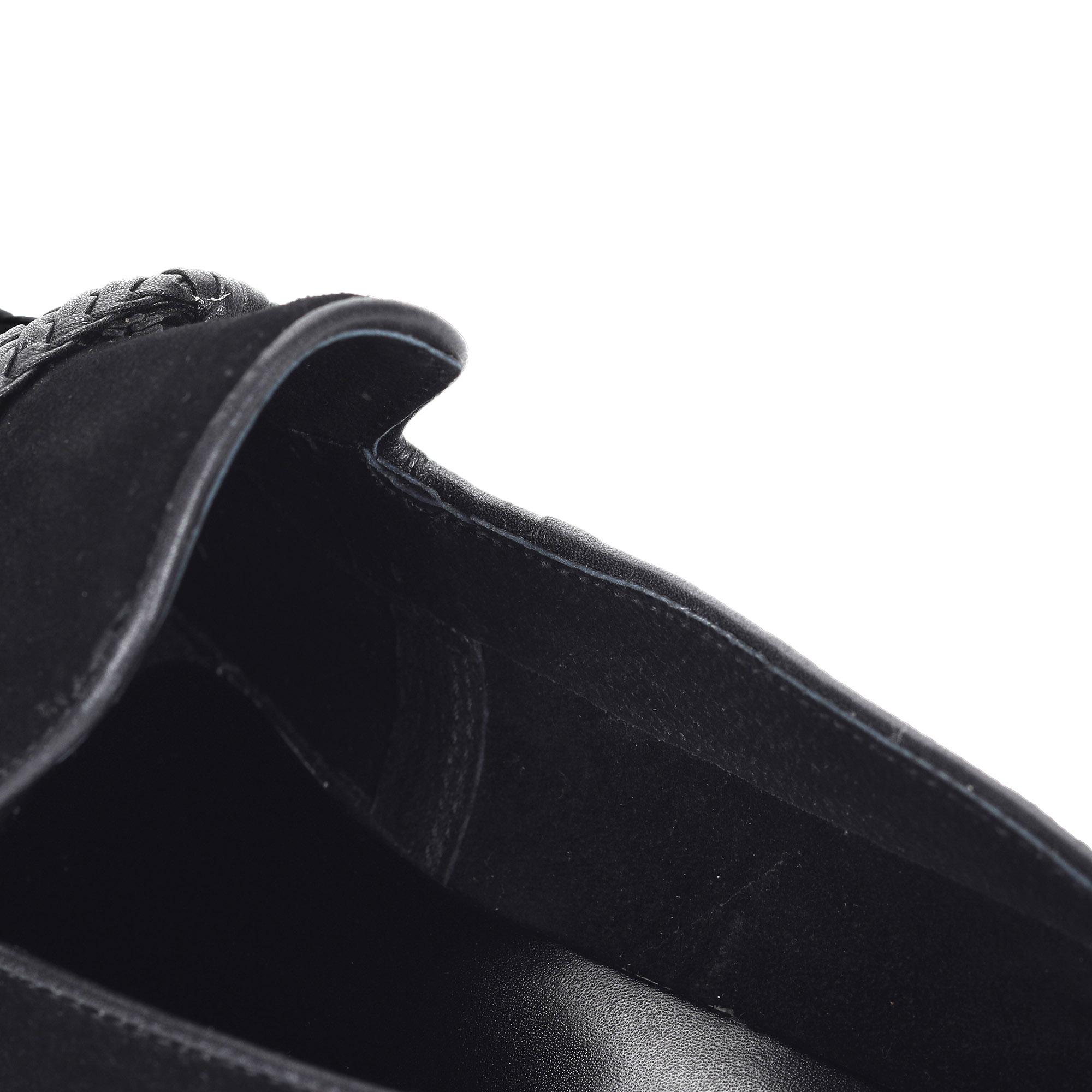 Черные лоферы из спилка от Respect-shoes