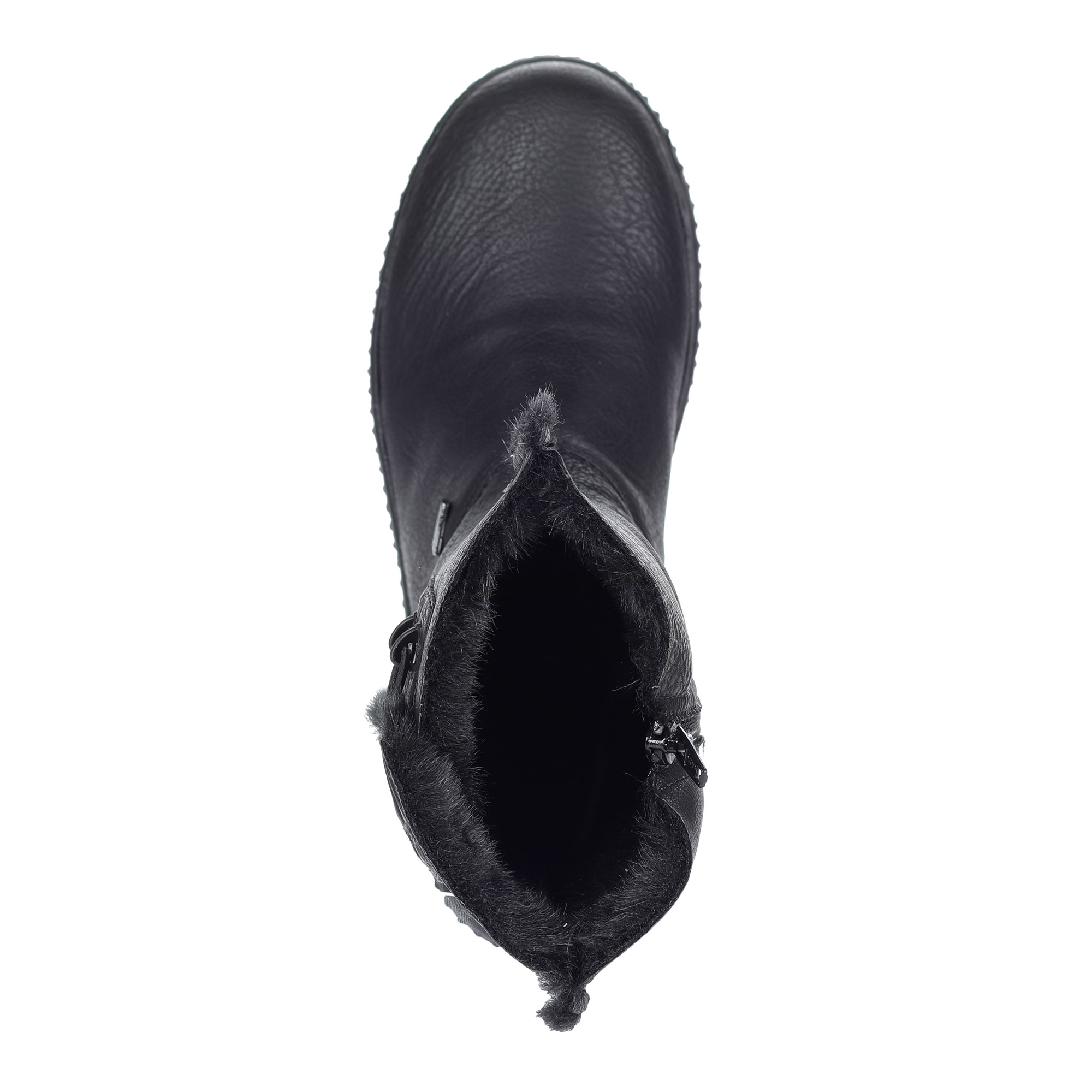 Черные сапоги на подошве с протектором Rieker, размер 37, цвет черный - фото 6