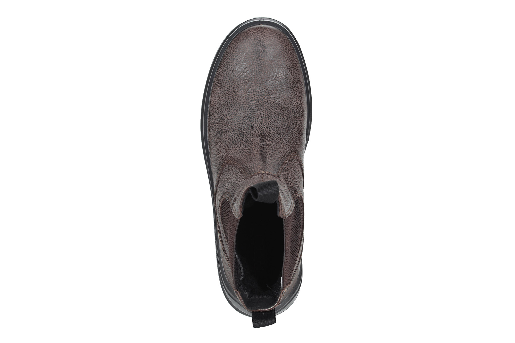 Коричневые ботинки челси из кожи на подкладке из натуральной шерсти Respect, цвет коричневый - фото 6