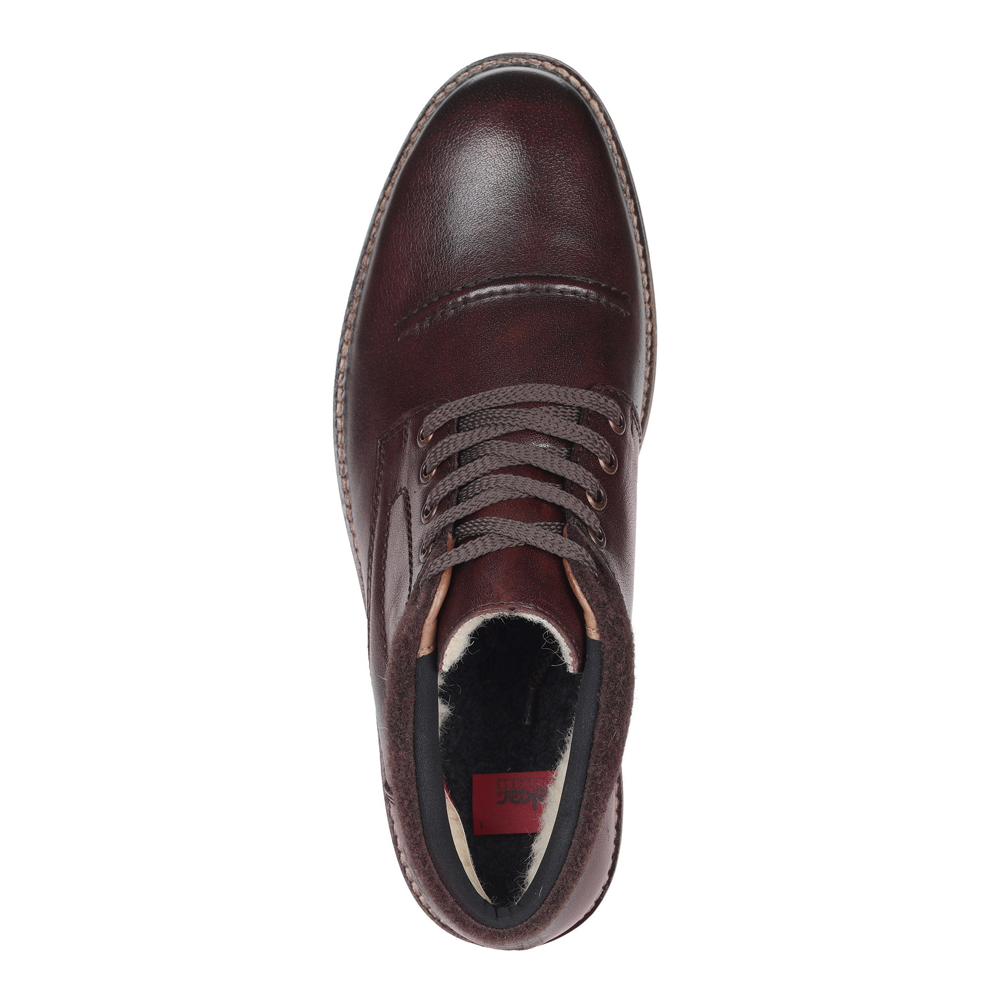 Коричневые ботинки из комбинированных материалов Rieker, размер 45, цвет коричневый - фото 4