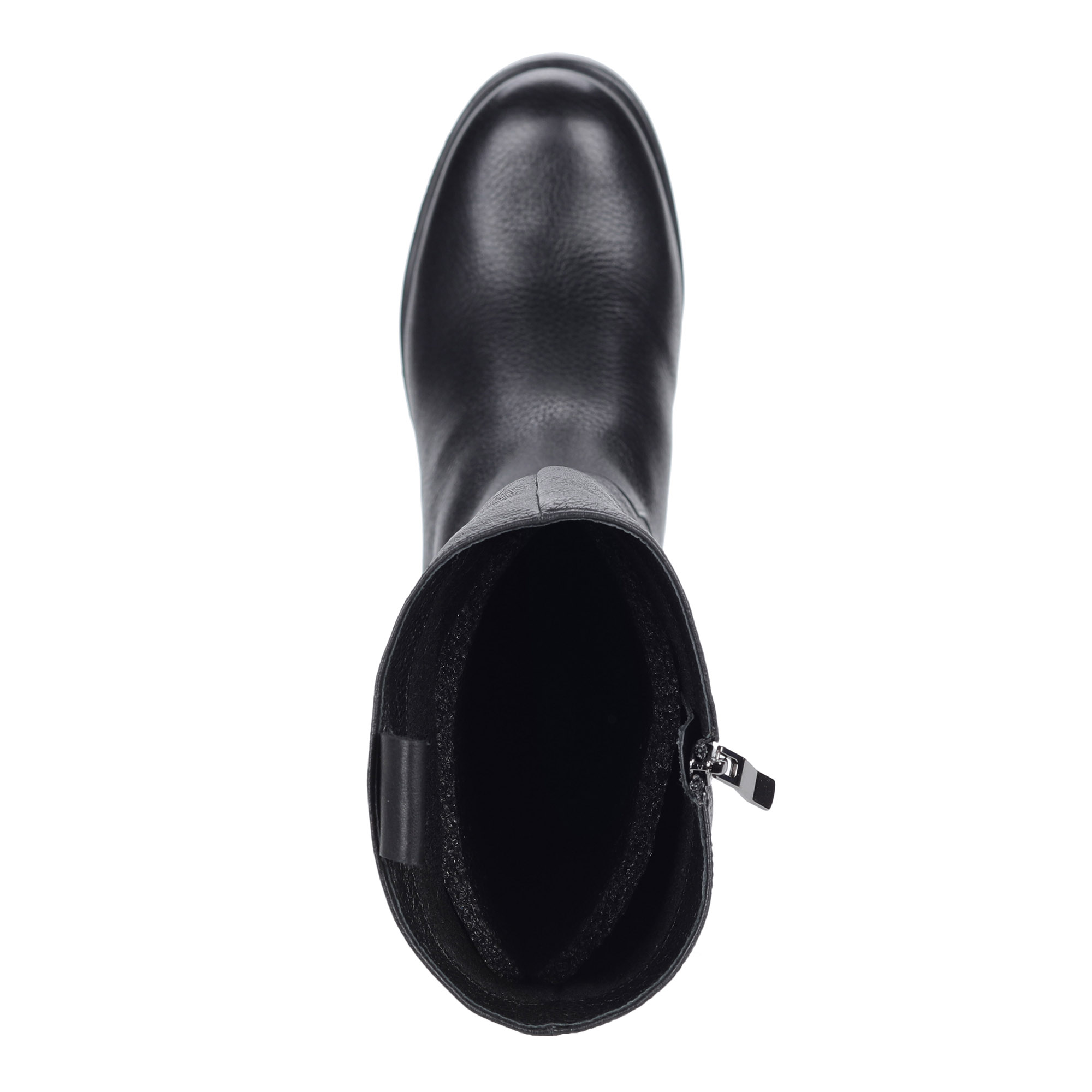 Черные кожаные сапоги Respect, размер 40, цвет черный - фото 6