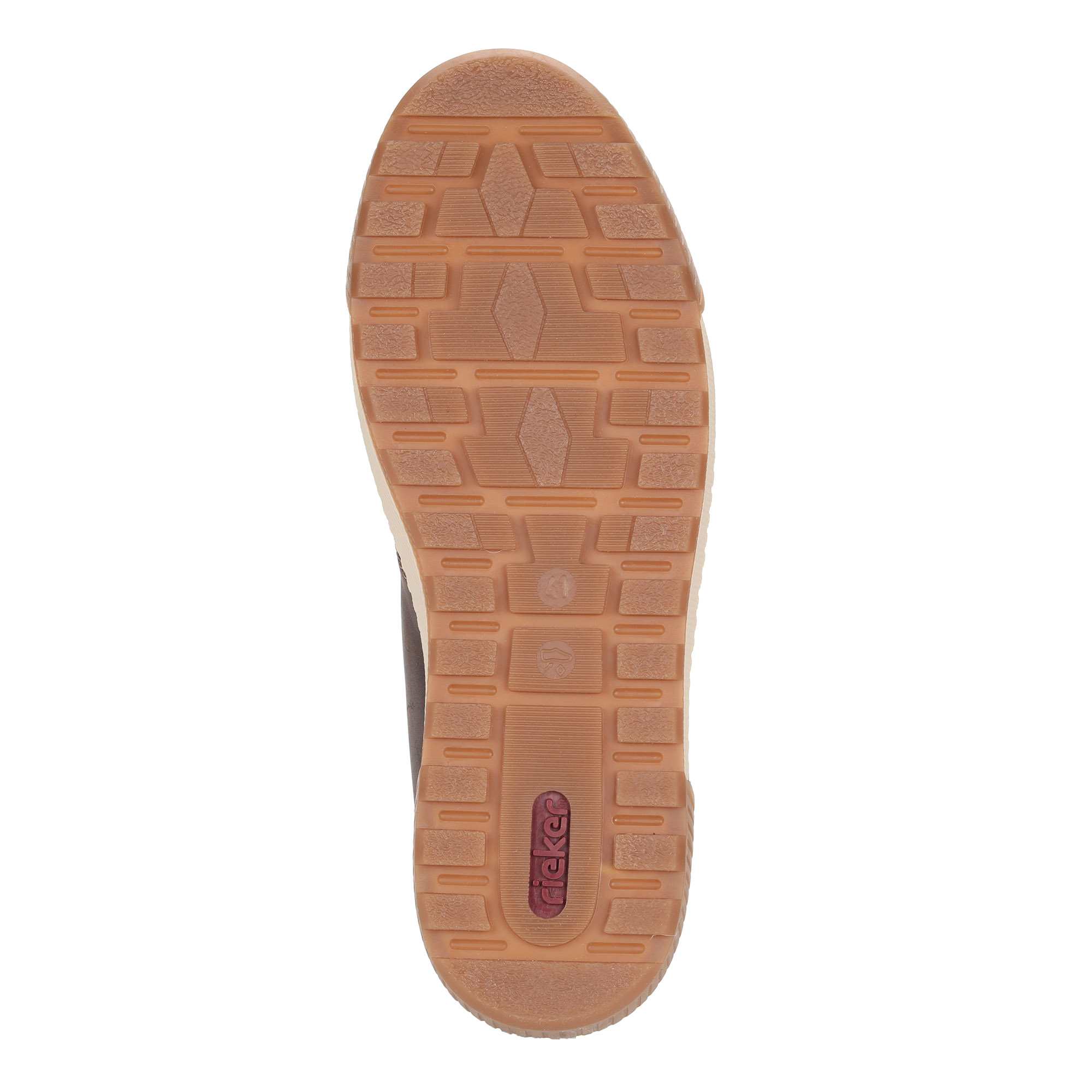 Коричневые ботинки дезерты из экокожи Rieker, размер 45, цвет коричневый - фото 7