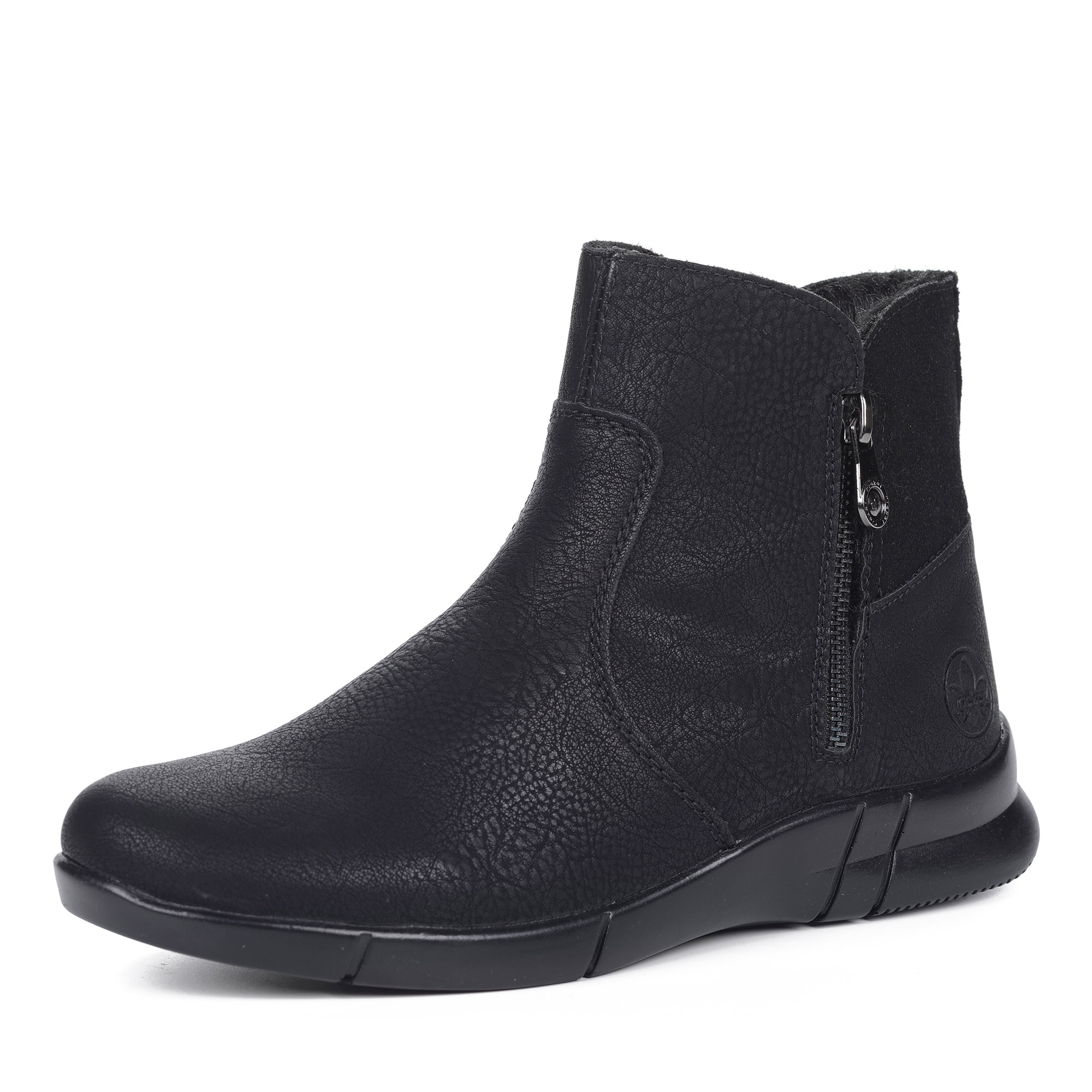 Черные ботинки Rieker, размер 37, цвет черный - фото 1
