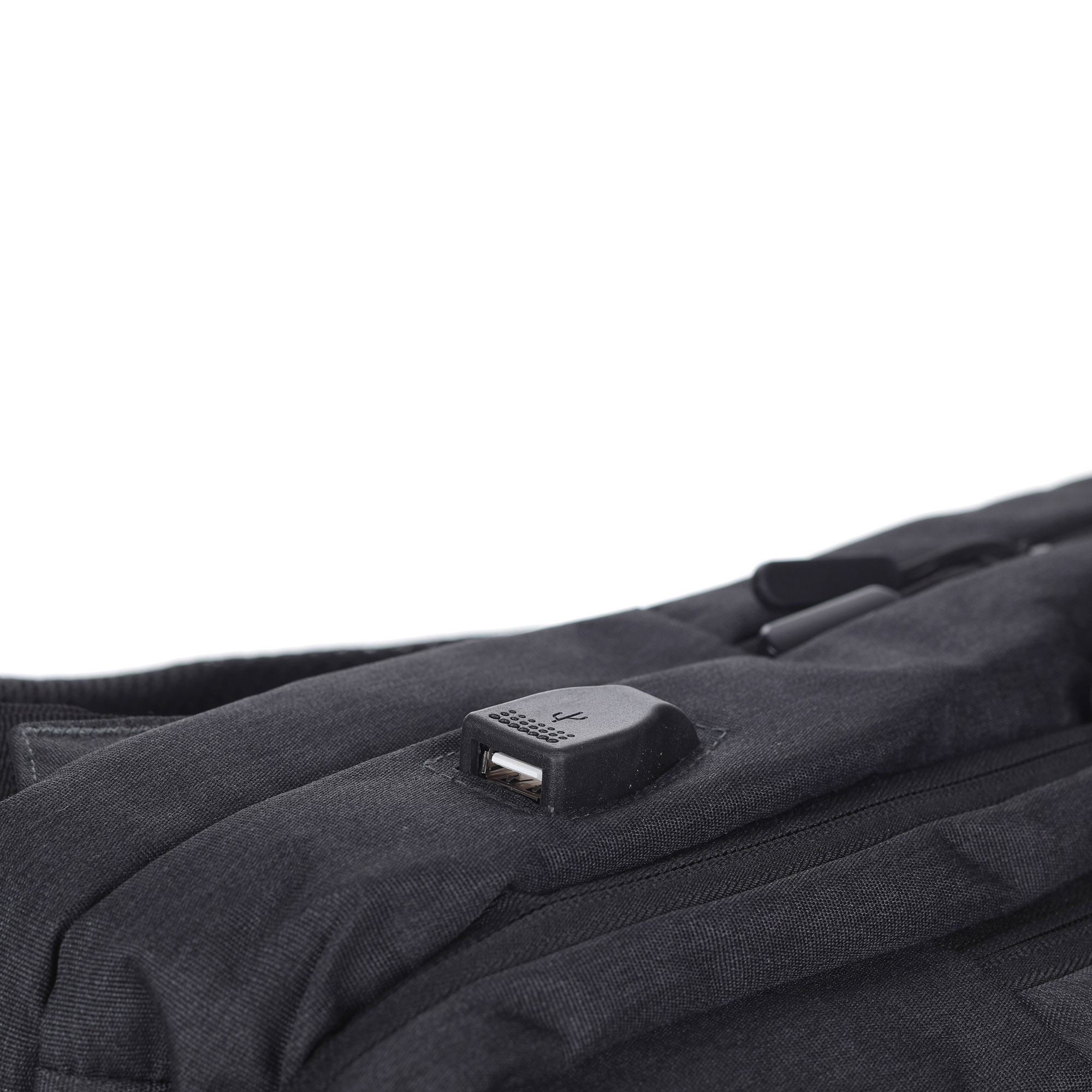 фото Черный рюкзак из текстиля respect