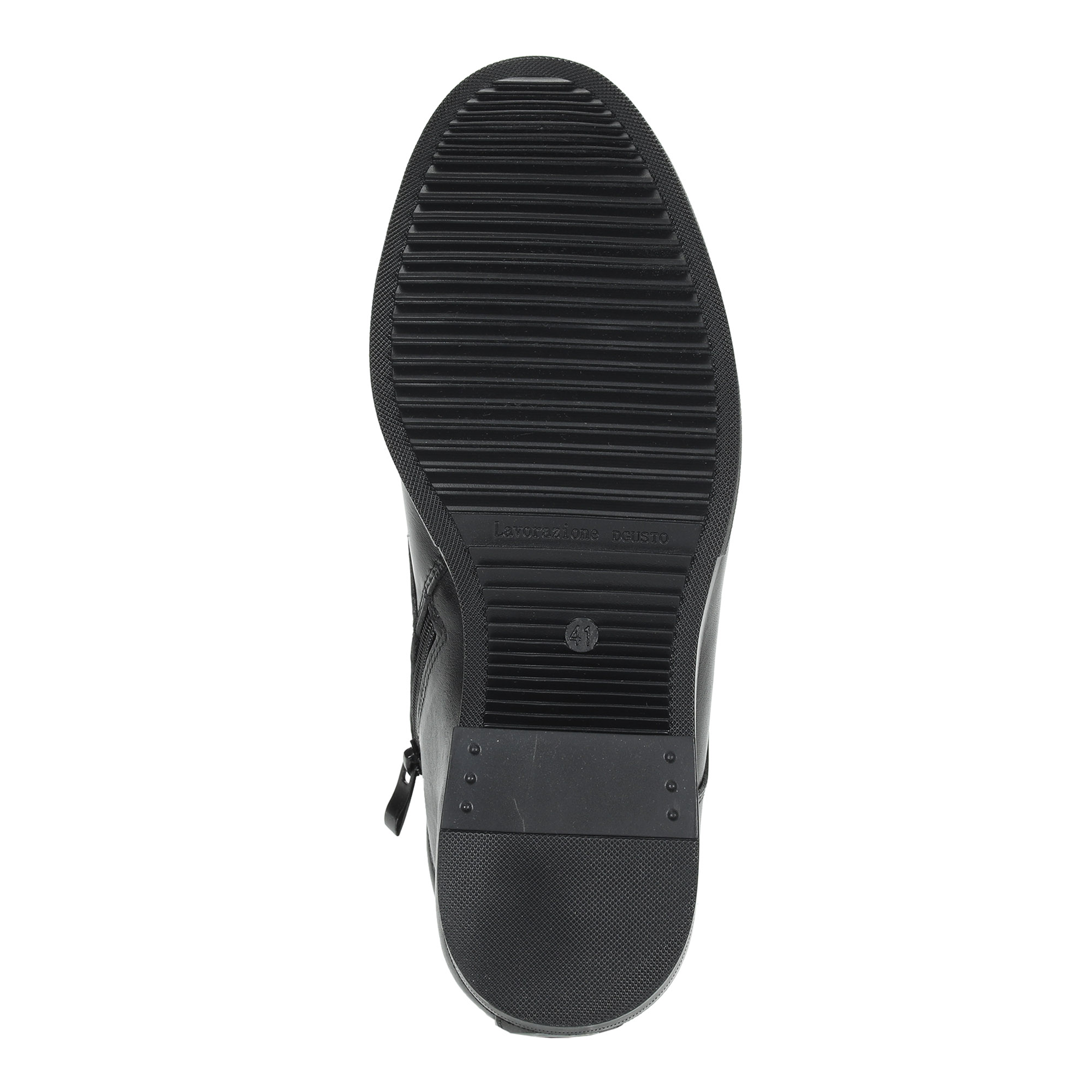 Черные классические ботинки из кожи на подкладке из натуральной шерсти Respect, размер 40, цвет черный - фото 7