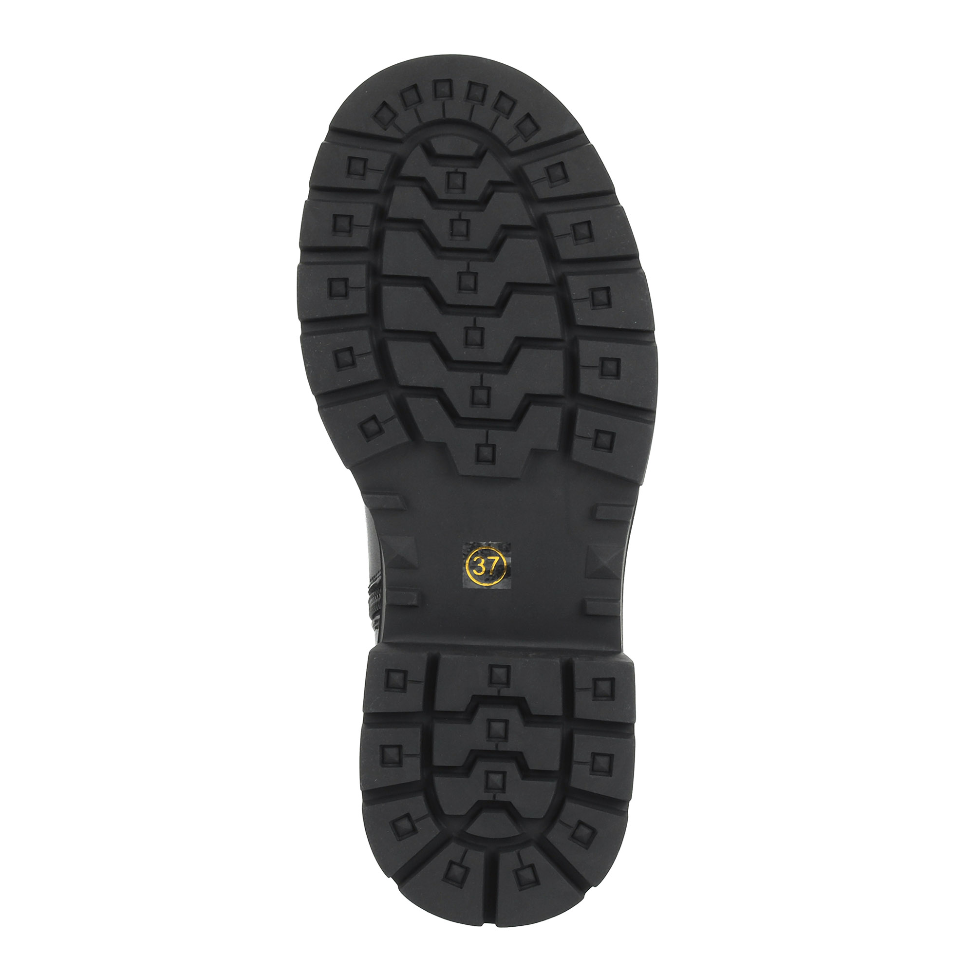 Черные ботинки из кожи на молнии  на подкладке из натуральной шерсти на тракторной подошве Respect, размер 41, цвет черный - фото 8