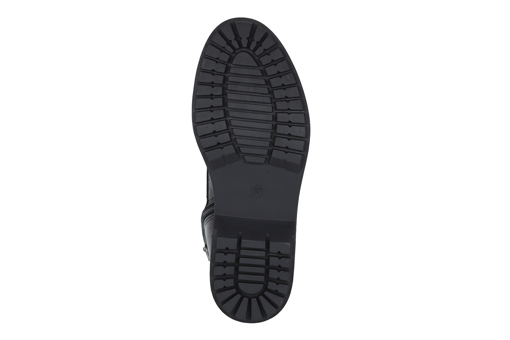 Черные ботинки на шнурках из кожи на подкладке из натуральной шерсти на тракторной подошве MARCO TOZZI PREMIO, размер 41, цвет черный - фото 7