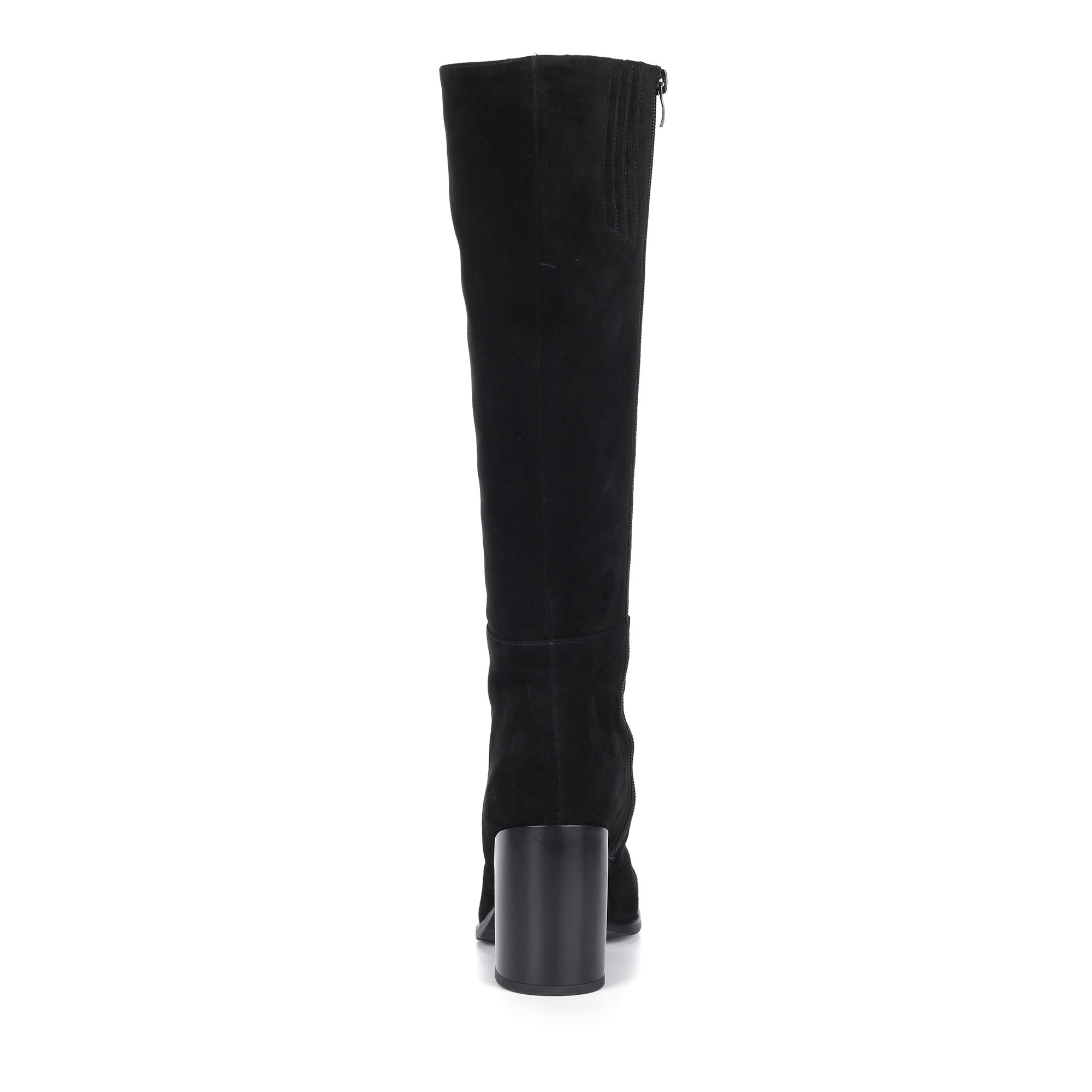 Черные сапоги из велюра на каблуке Respect, размер 40, цвет черный - фото 5