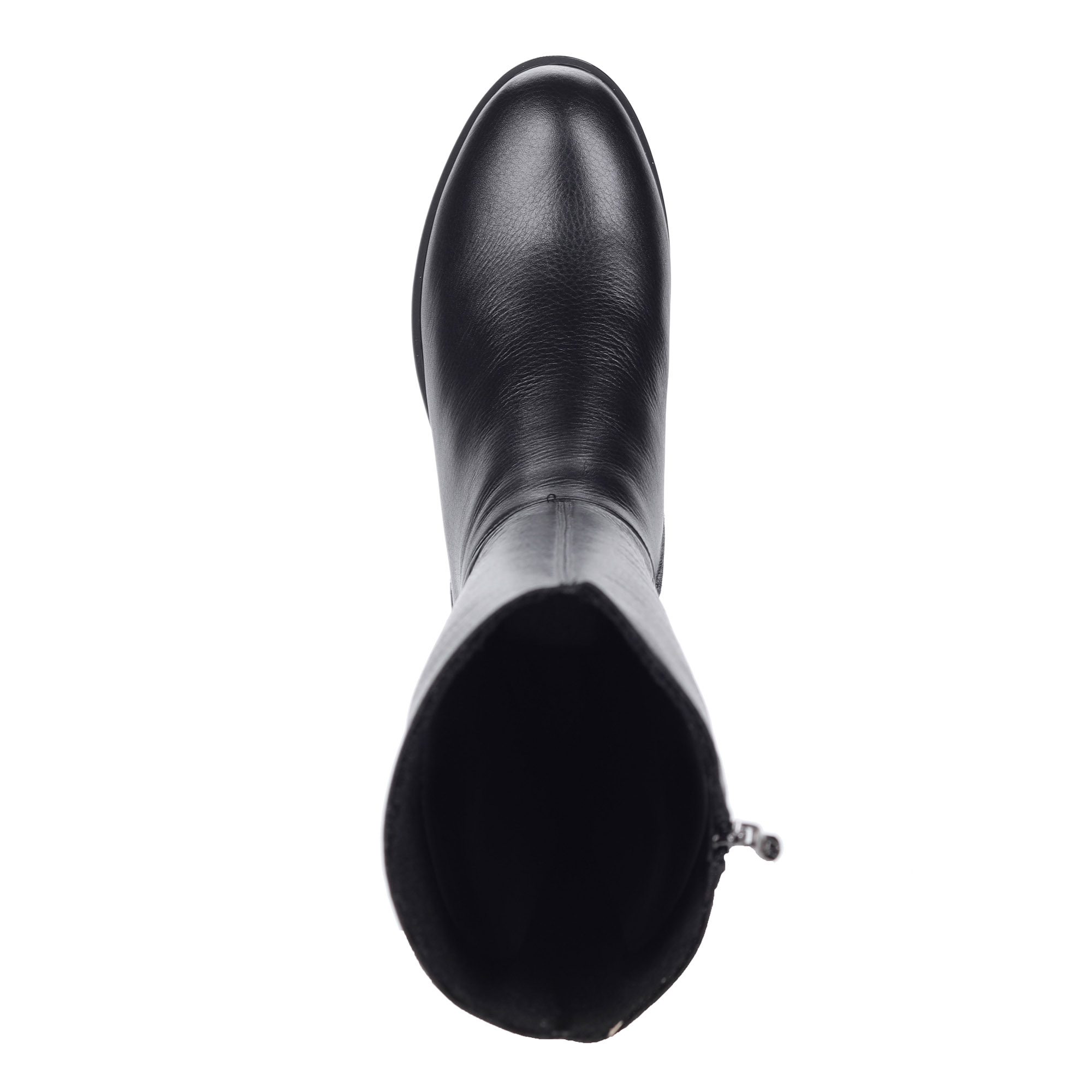 Черные сапоги из кожи Respect, размер 38, цвет черный - фото 6