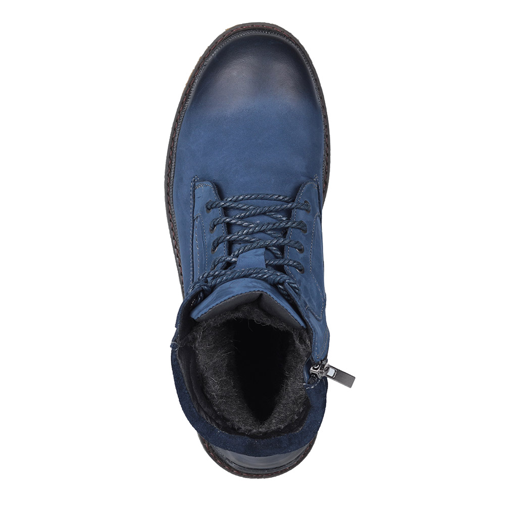 Синие ботинки в стиле тимберлэндов Respect, размер 41, цвет синий - фото 4