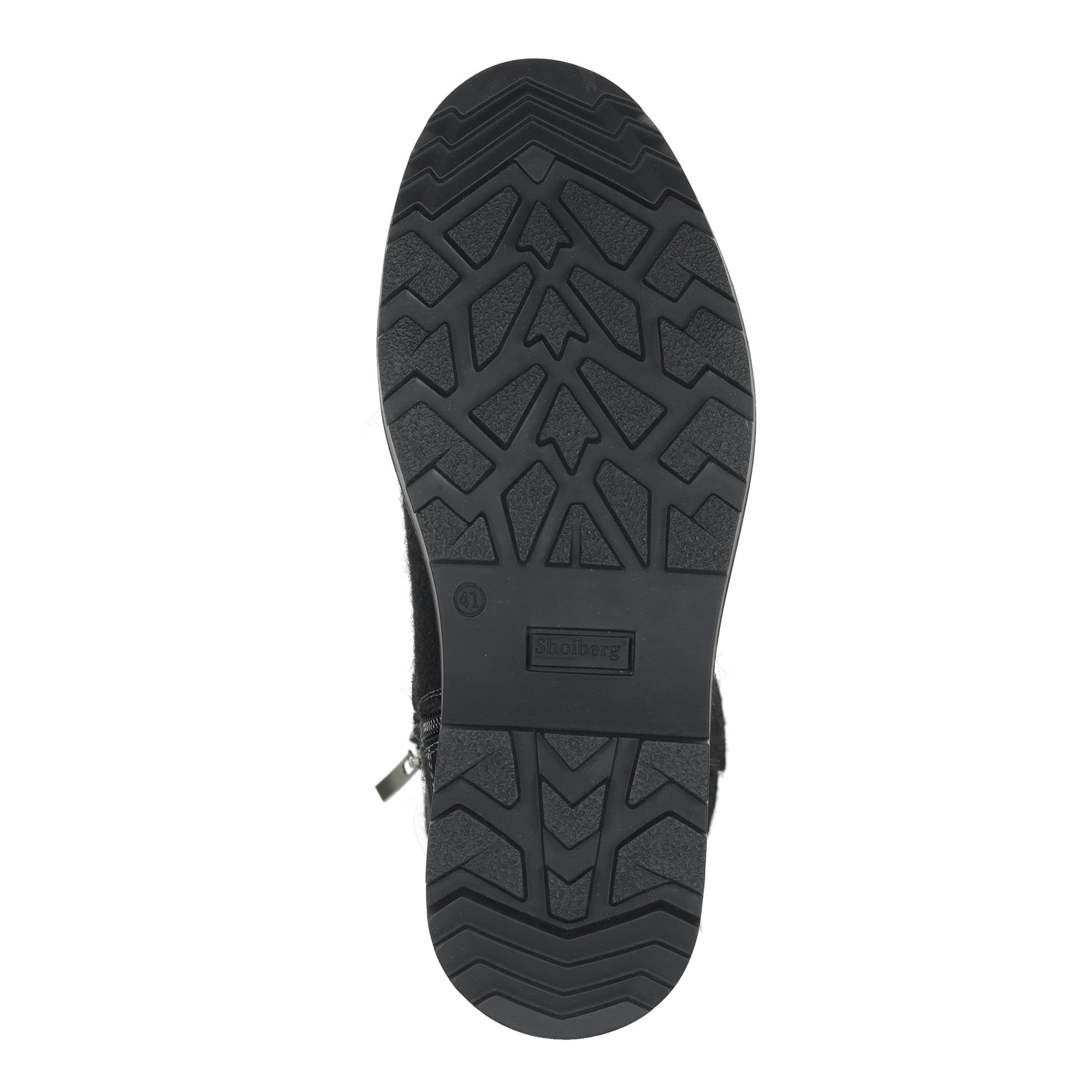 Черные ботинки из войлока на подклдке из натуральной шерсти на утолщенной подошве NexPero, размер 43, цвет черный - фото 7