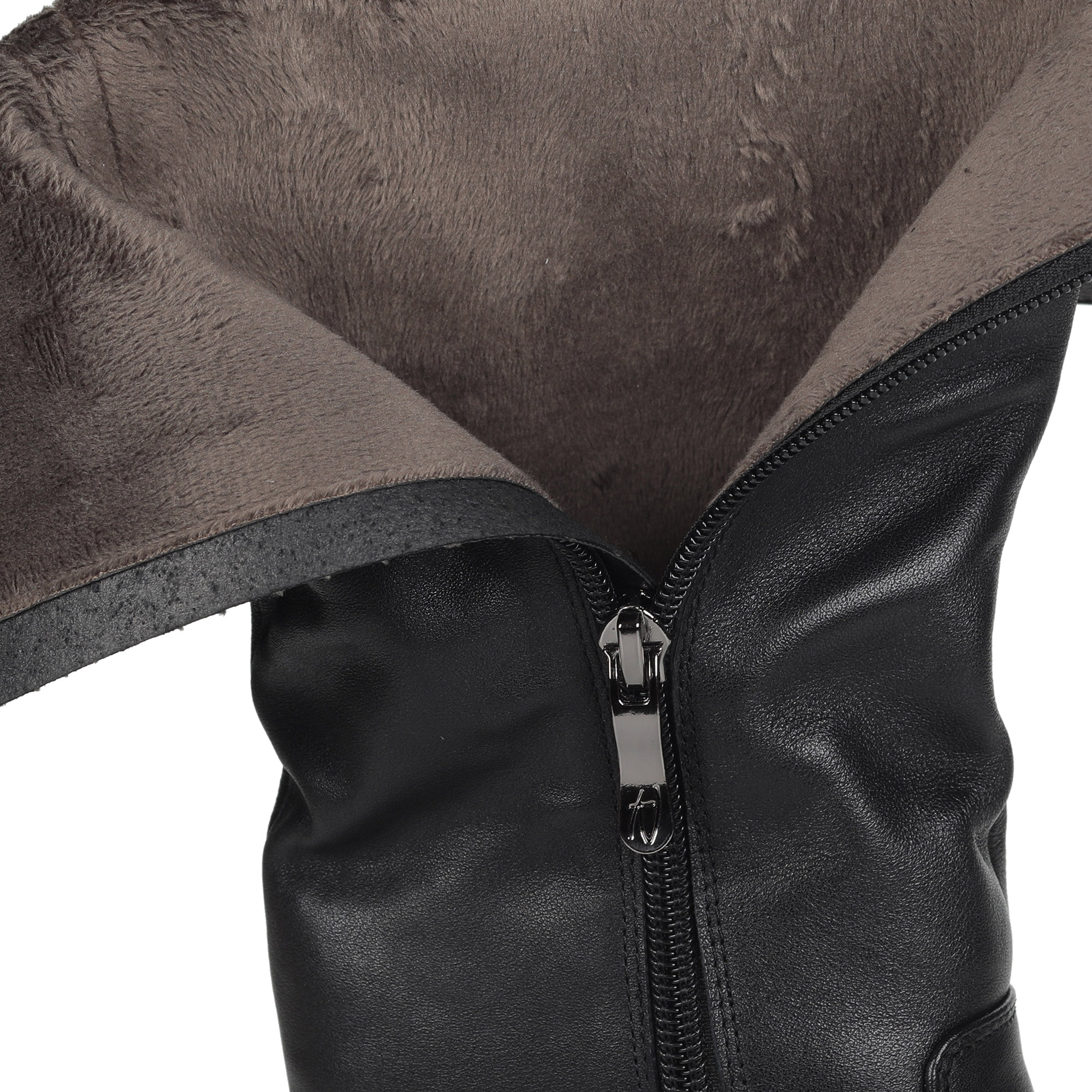 Черные сапоги из кожи на подкладке из натуральной шерсти и текстиля Respect, размер 40, цвет черный - фото 5