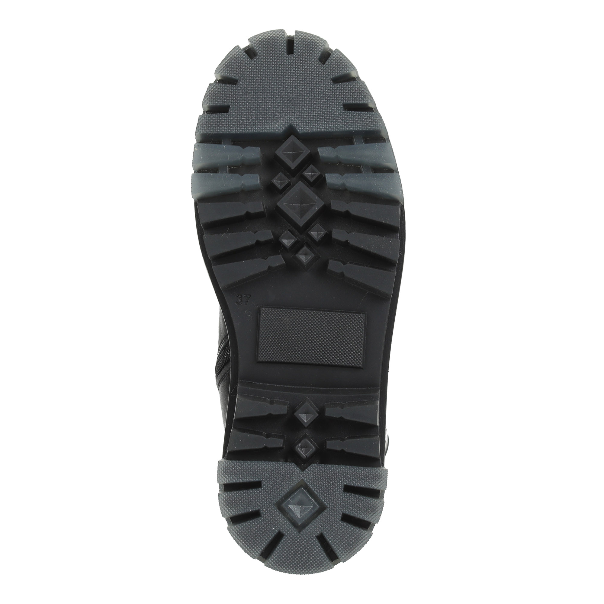 фото Черные ботинки из кожи на подкладке из натурального меха corsocomo