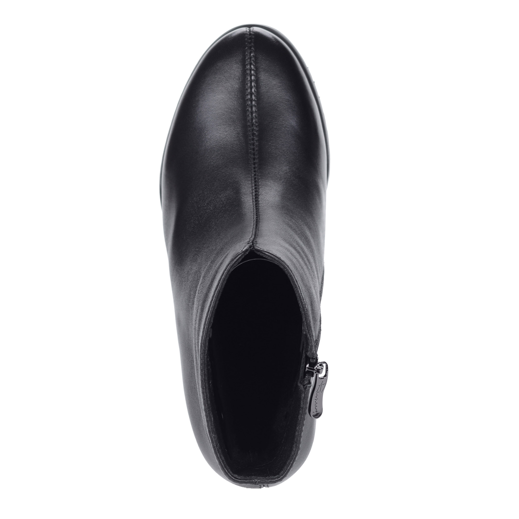 Черные ботинки из кожи на шерсти Respect, размер 38, цвет черный - фото 4