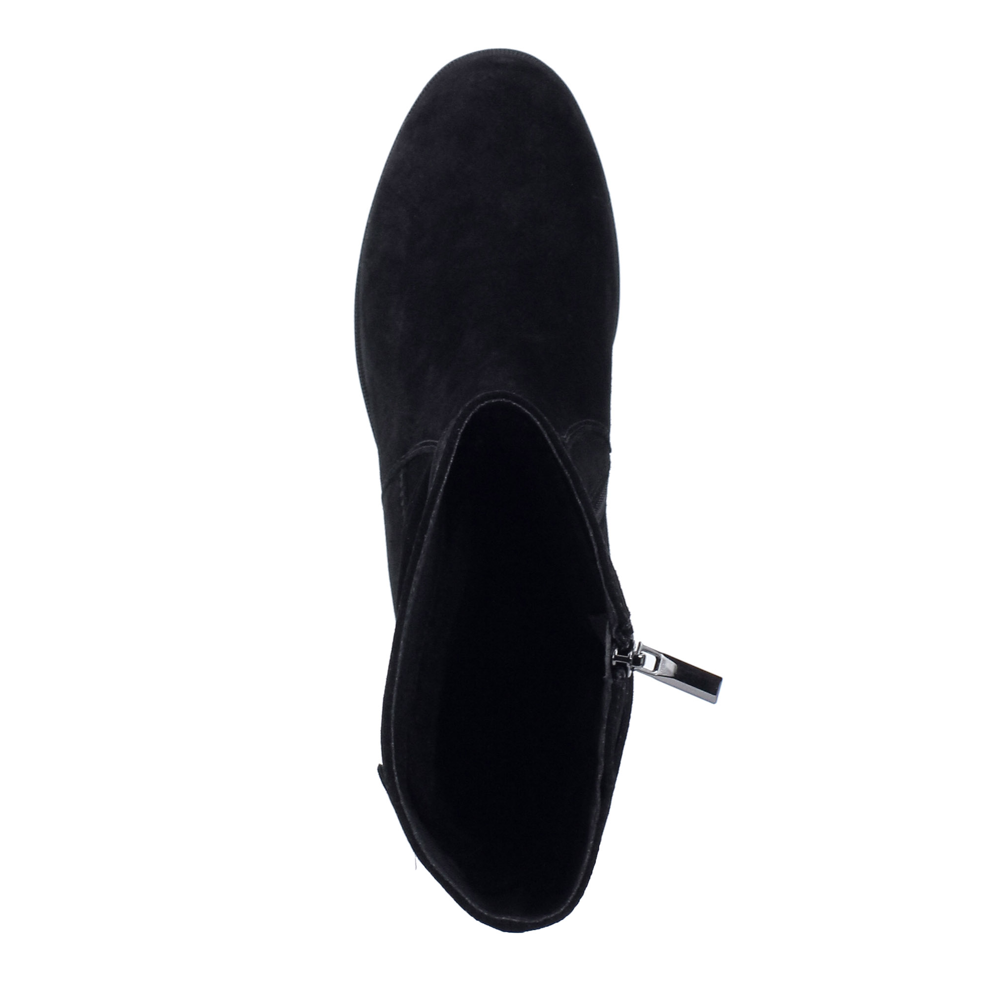Черные сапоги из велюра Semplice, размер 38, цвет черный - фото 6