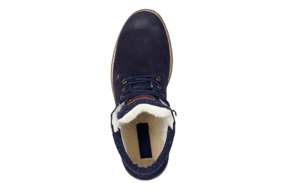 Ботинки синего цвета на шерсти Respect, размер 40 - фото 4