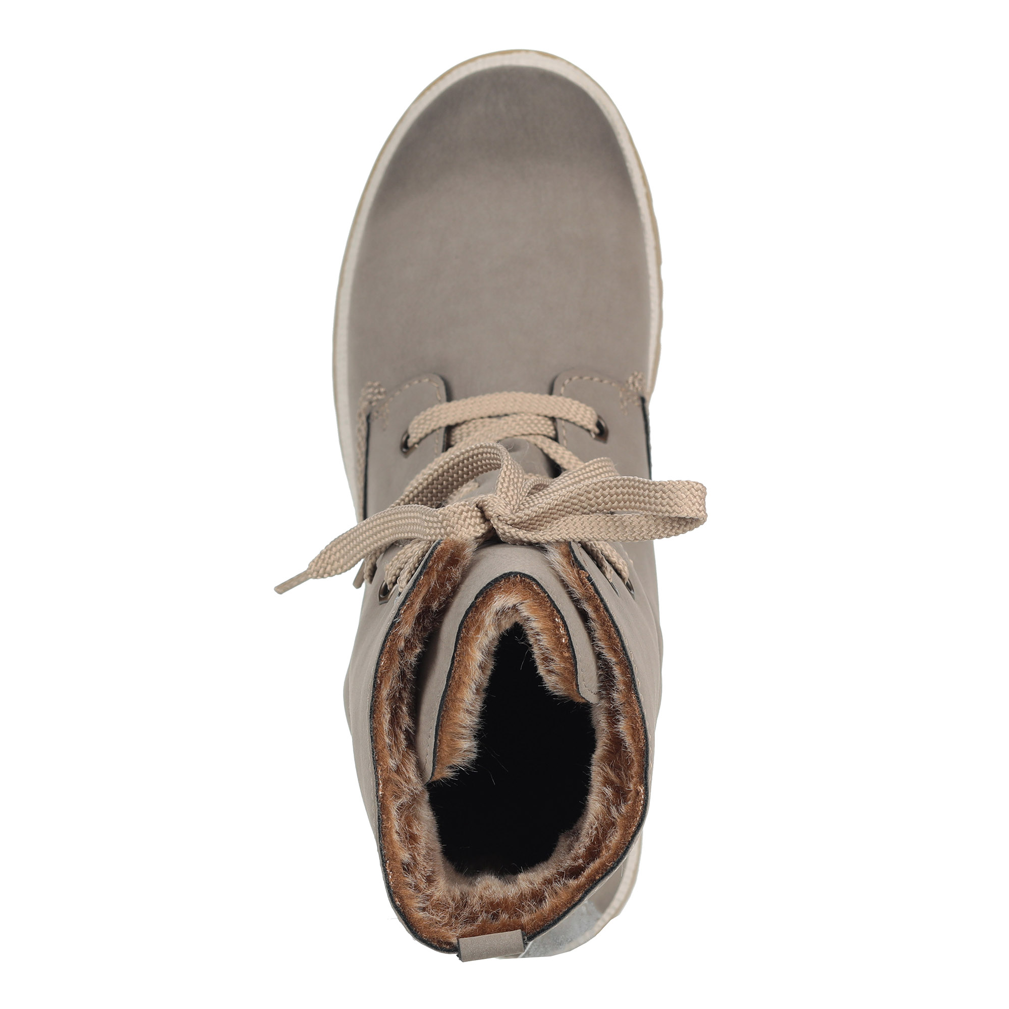 Бежевые ботинки на шерсти Rieker, размер 37, цвет бежевый - фото 4