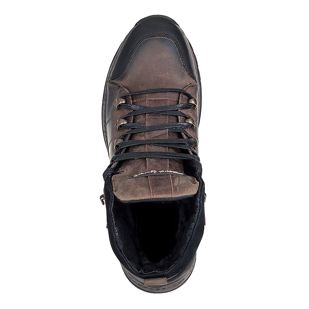 Комфортные коричневые ботинки на меху Respect, размер 40, цвет коричневый - фото 4