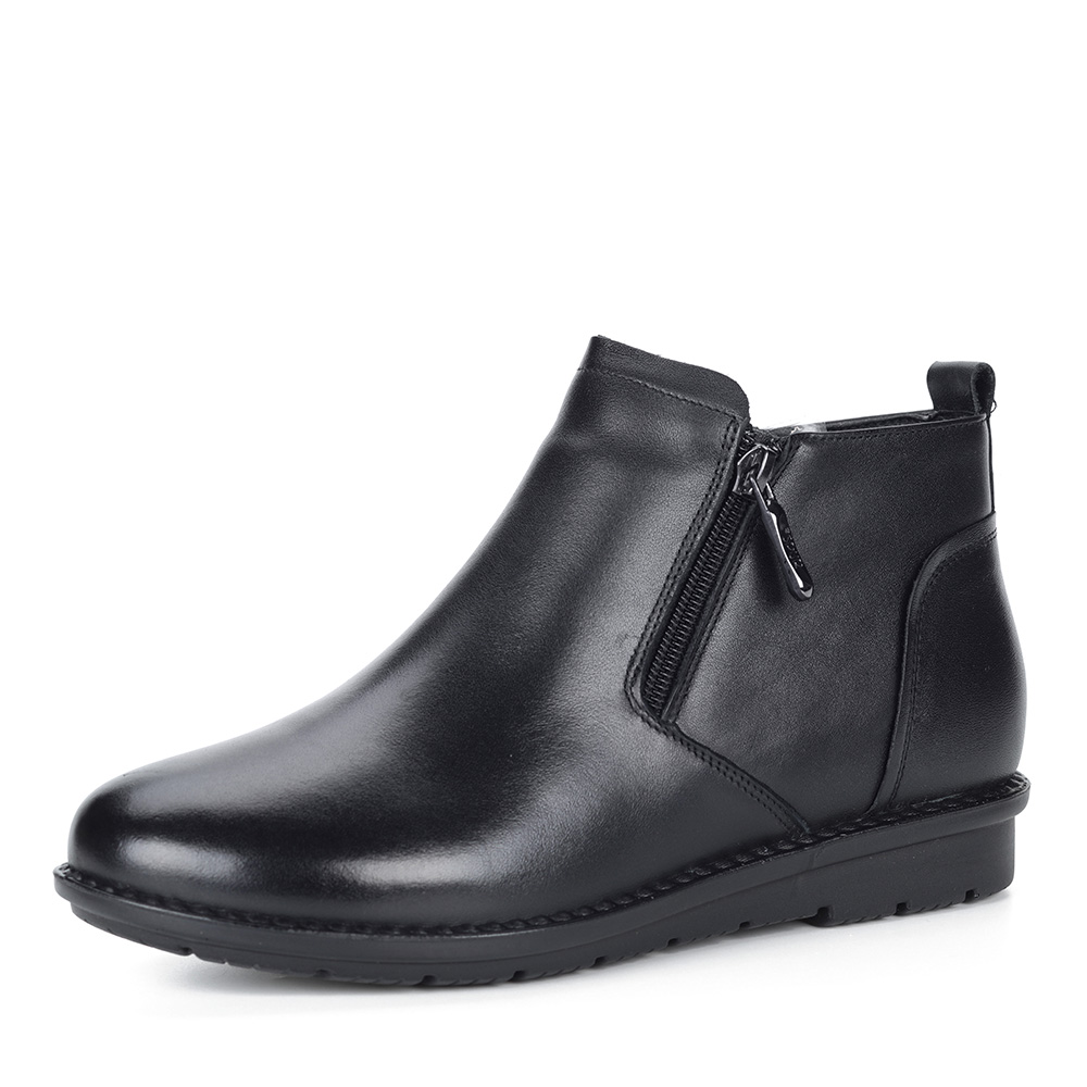 Черные ботинки из кожи без шнуровки Spur, размер 39, цвет черный - фото 1