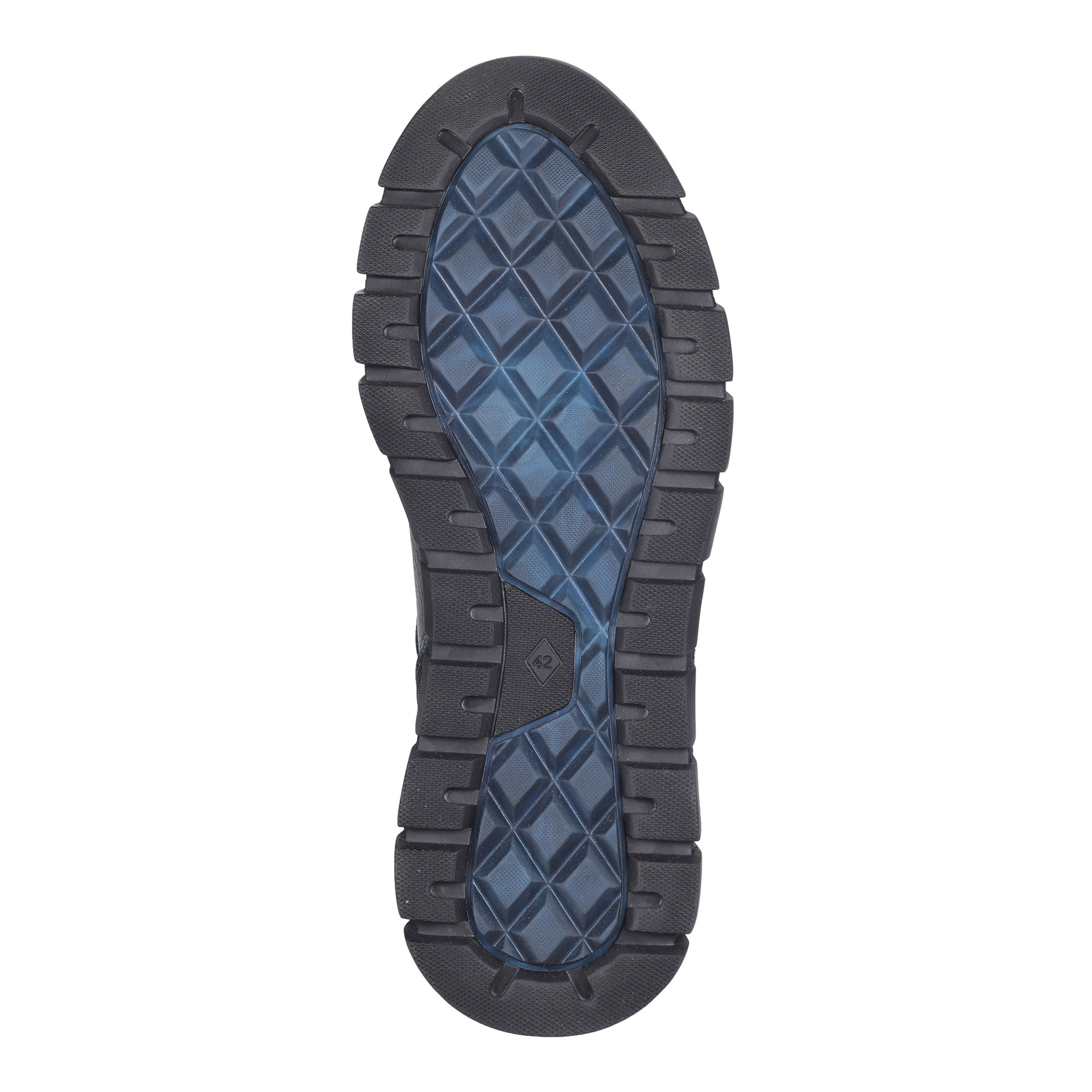 Синие ботинки из кожи на шерсти Respect, размер 40, цвет синий - фото 5