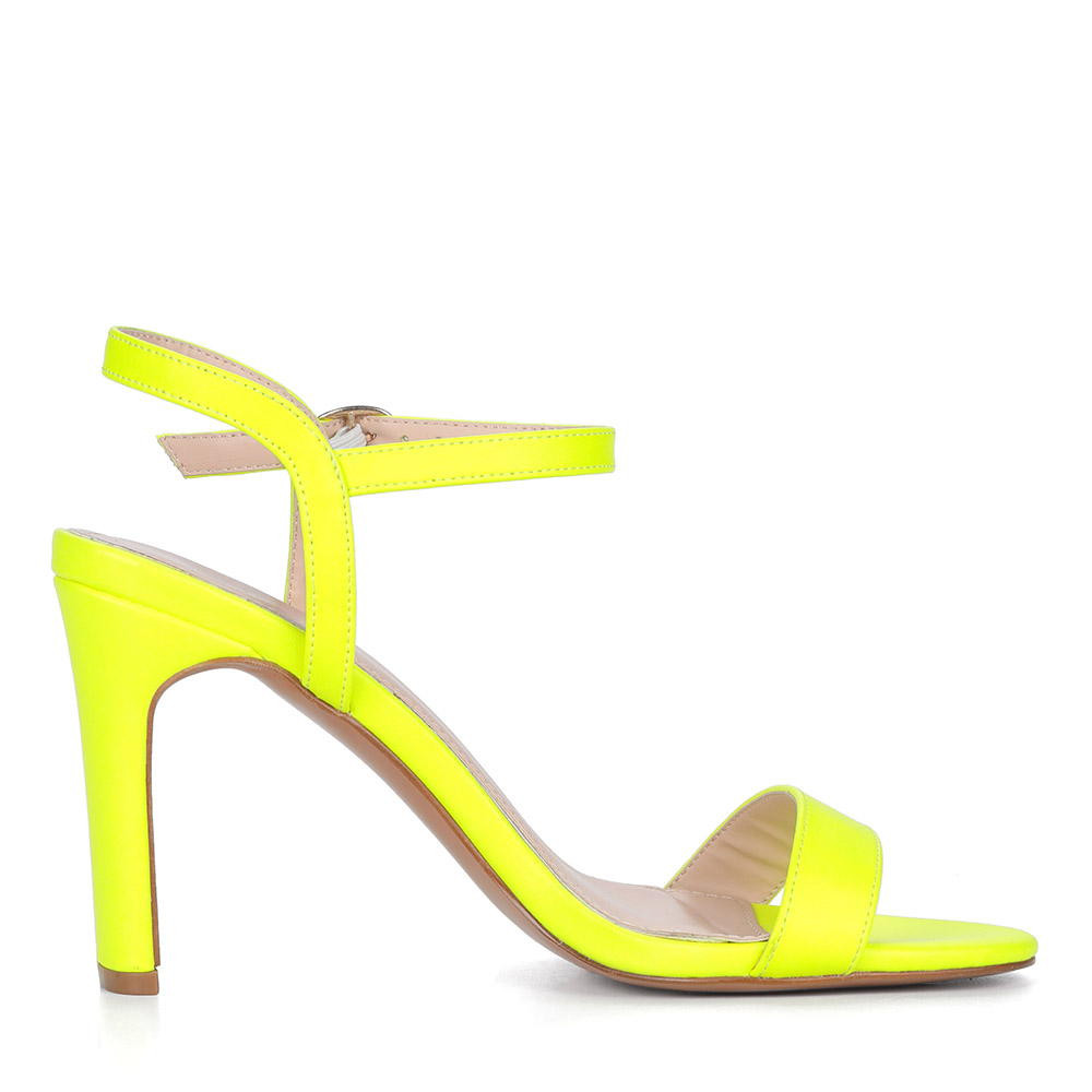 Желтые босоножки на высоком каблуке от Respect-shoes