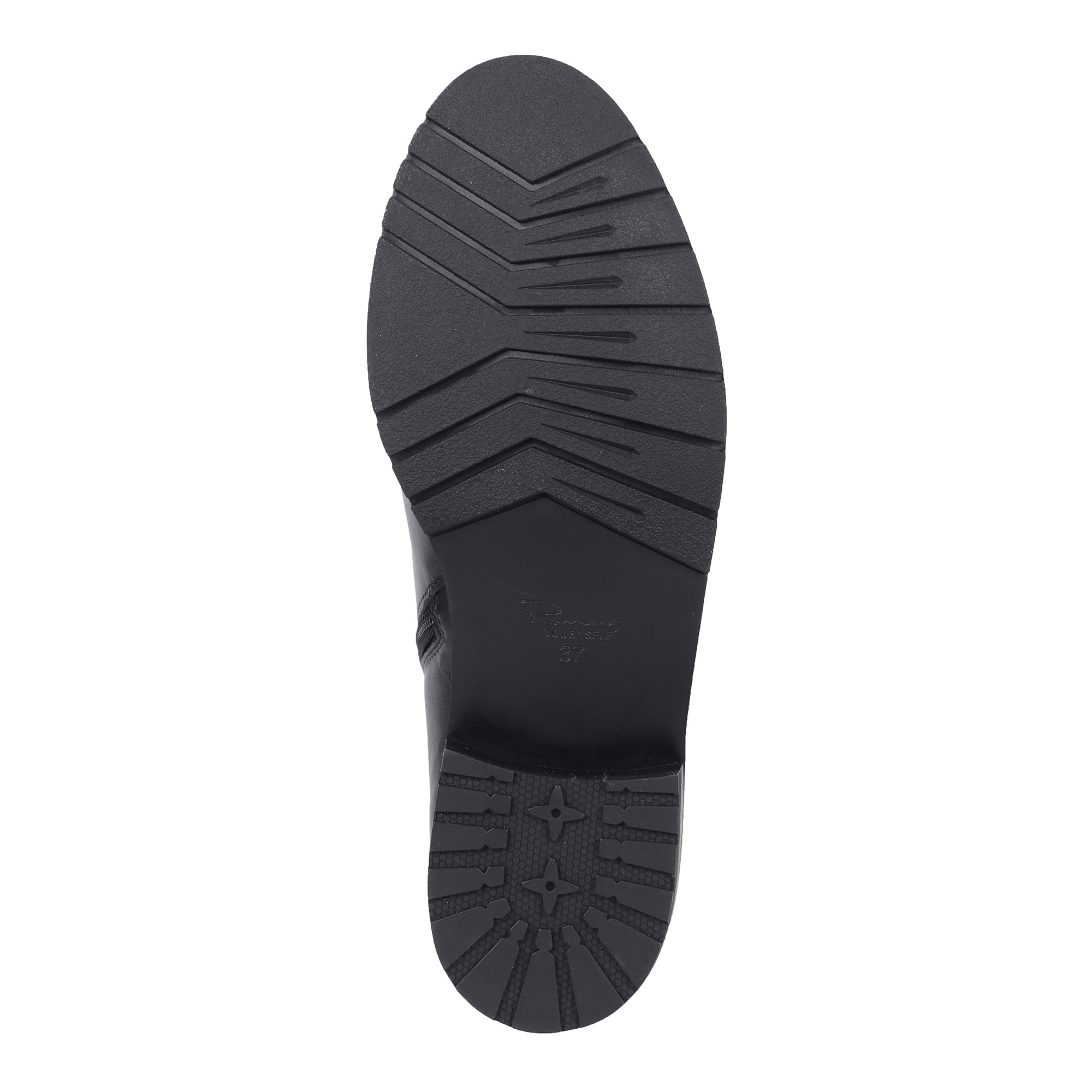 Черные сапоги из комбинированных материалов Respect, размер 36, цвет черный - фото 7