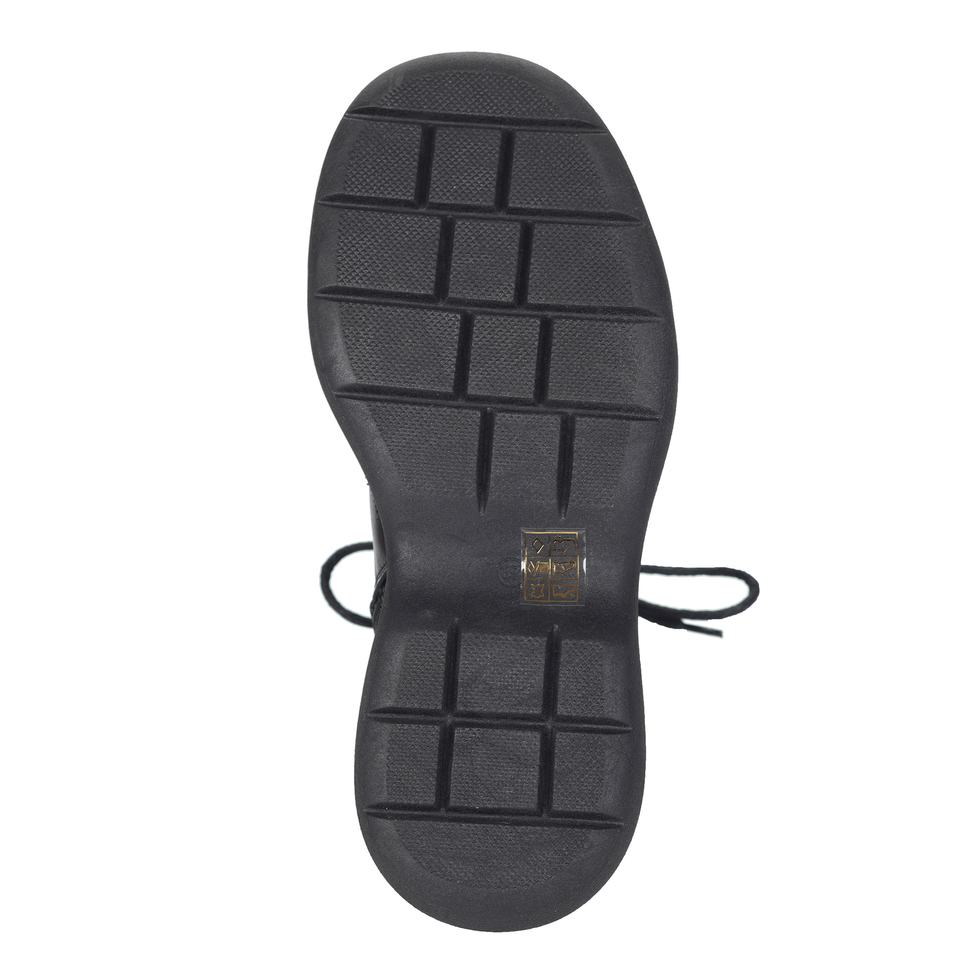 Черные ботинки из кожи на подкладке из натурального меха на утолщенной подошве CorsoComo, размер 38, цвет черный - фото 7