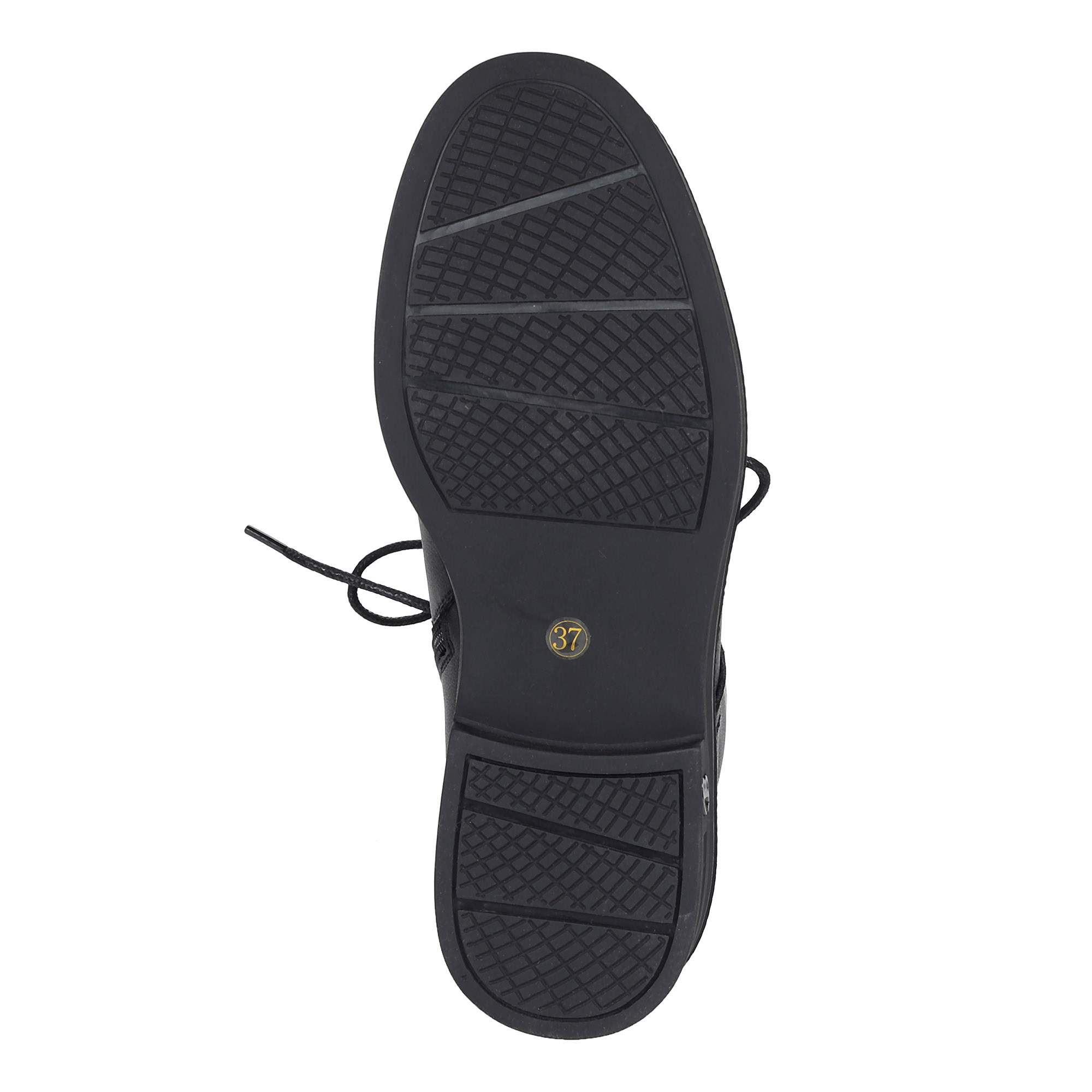 Черные ботинки из кожи на подкладке из натуральной шерсти Respect, размер 37, цвет черный - фото 8