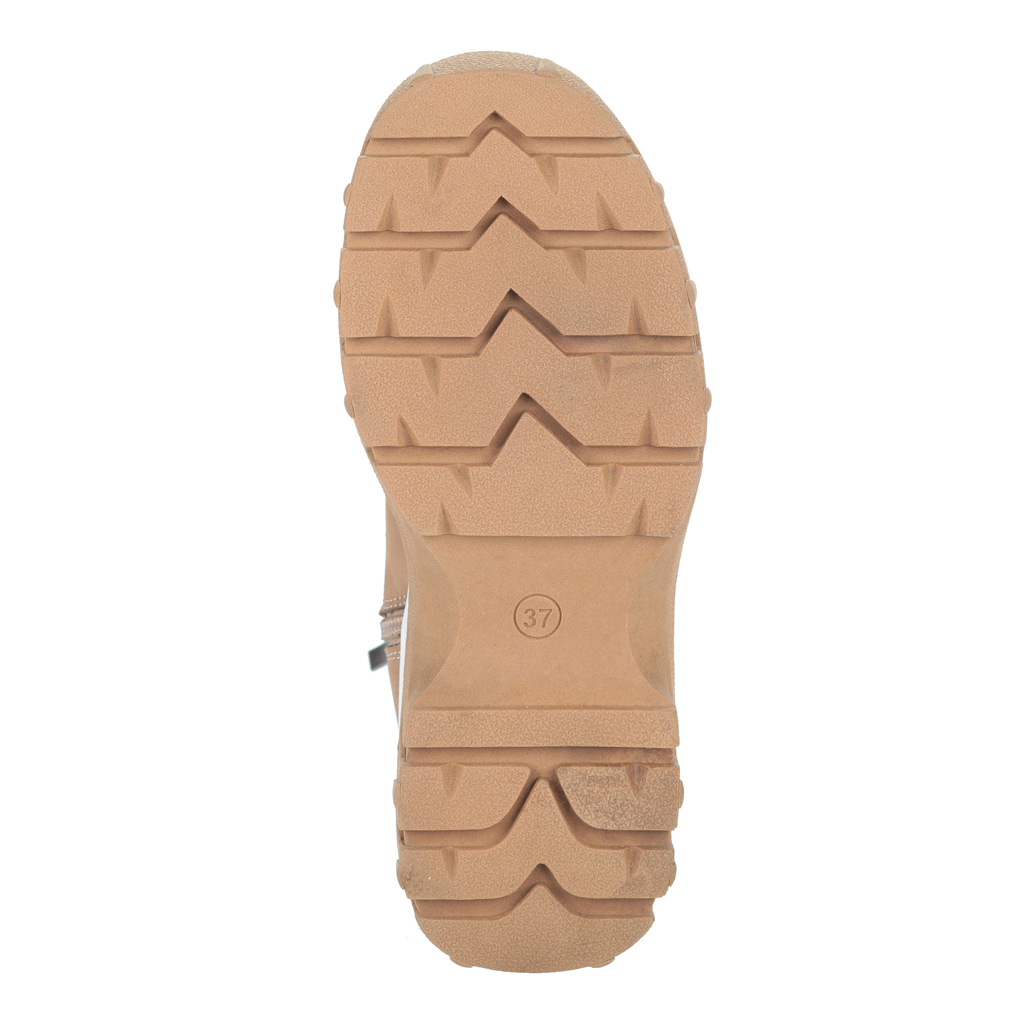 Бежевые ботинки из нубука на утолщенной подошве Respect, размер 39, цвет коричневый - фото 5