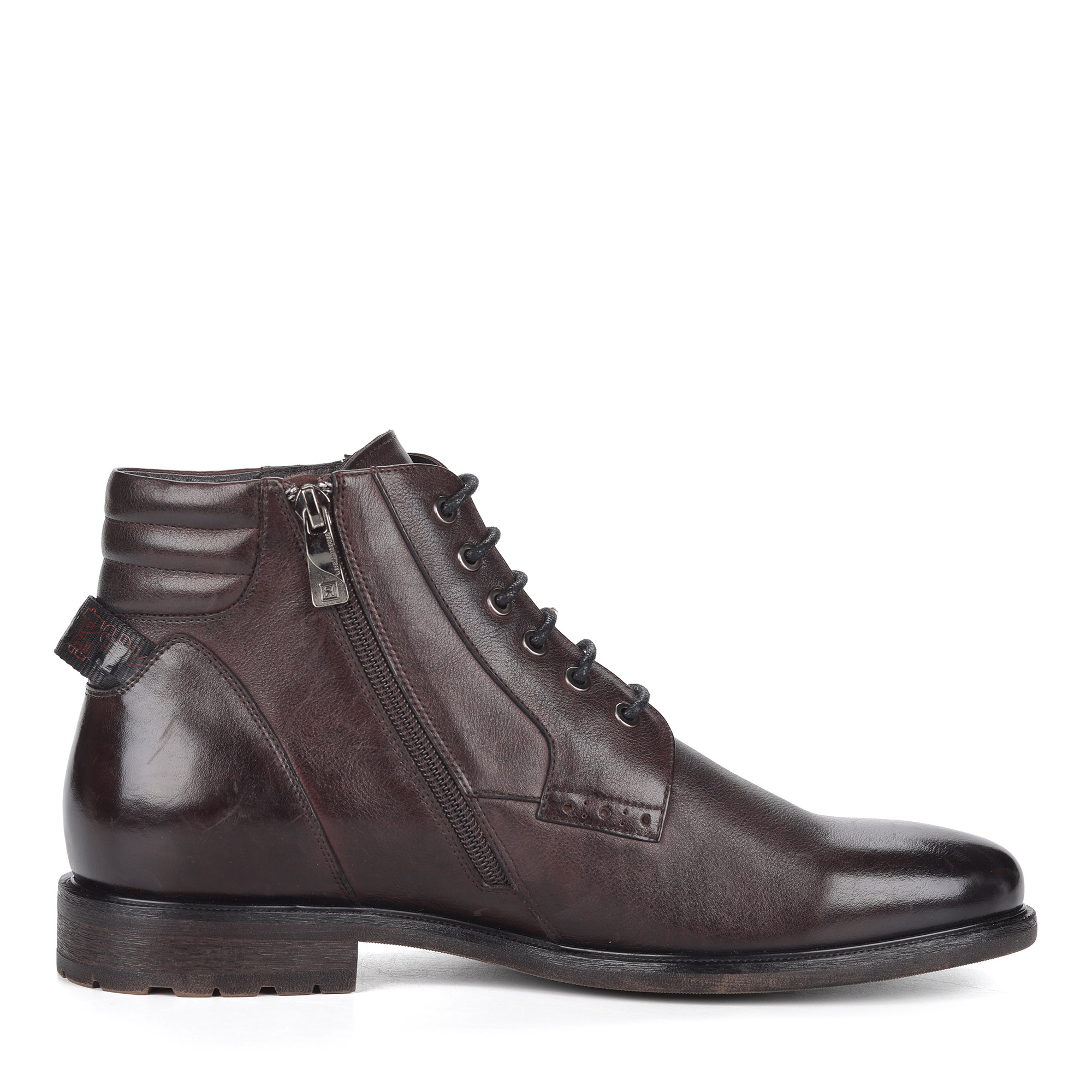 Коричневые ботинки из кожи на меху Respect, размер 41, цвет коричневый - фото 3