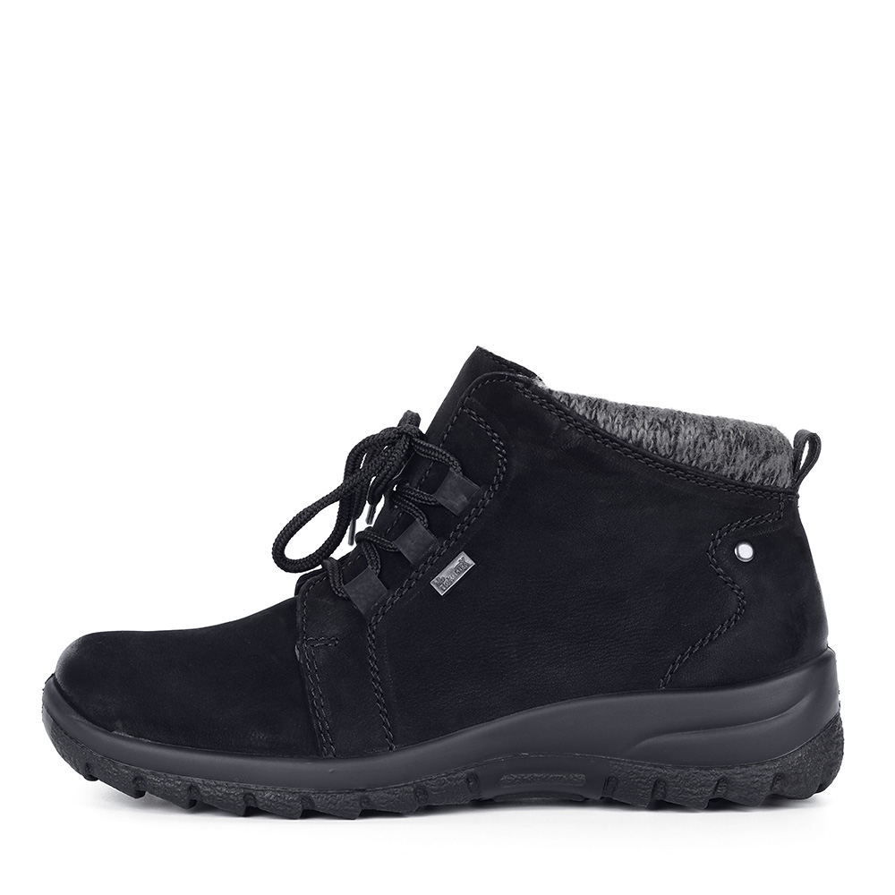 Черные комфортные ботинки Rieker, размер 39, цвет черный - фото 2