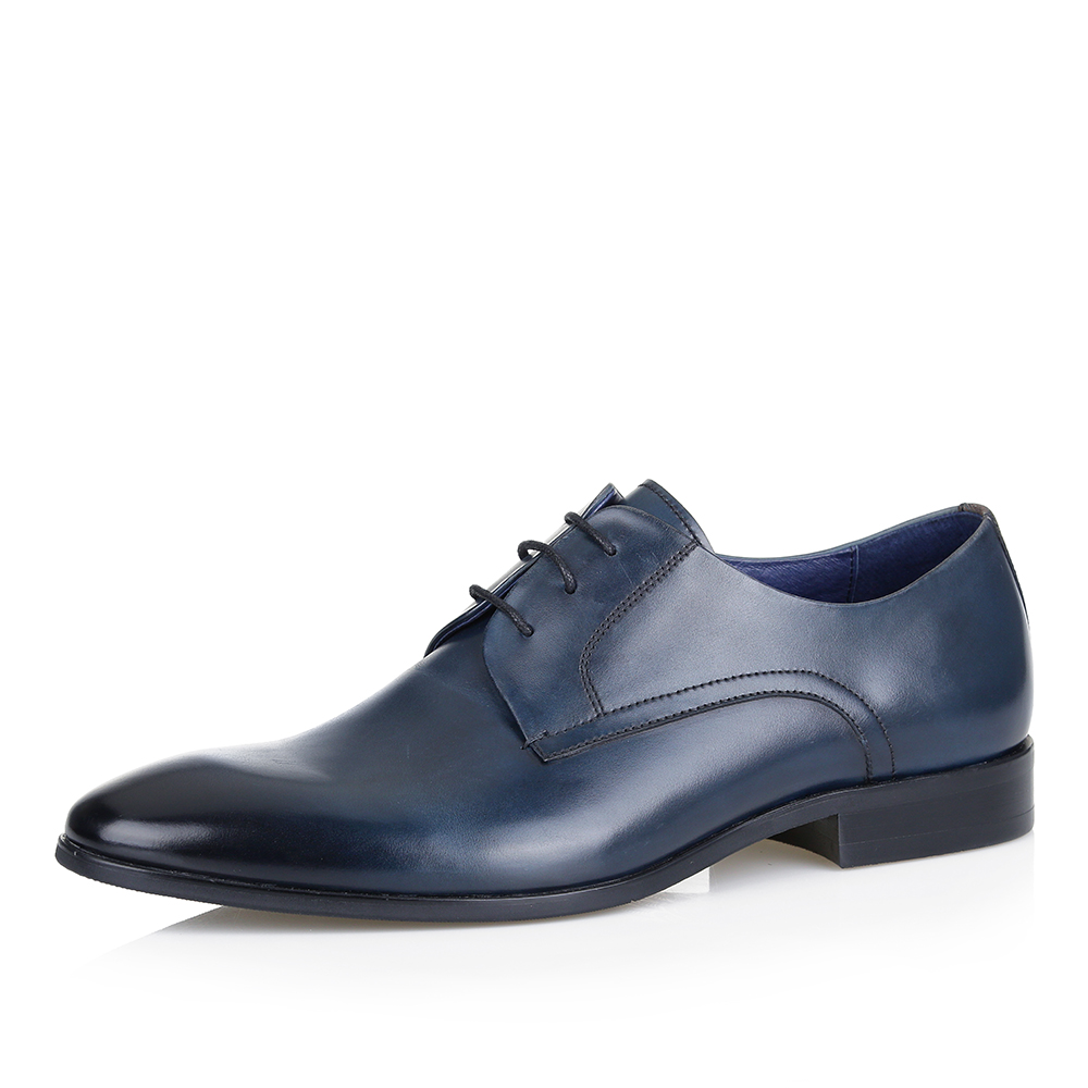 

Синие кожаные полуботинки, Син., Синие кожаные полуботинки