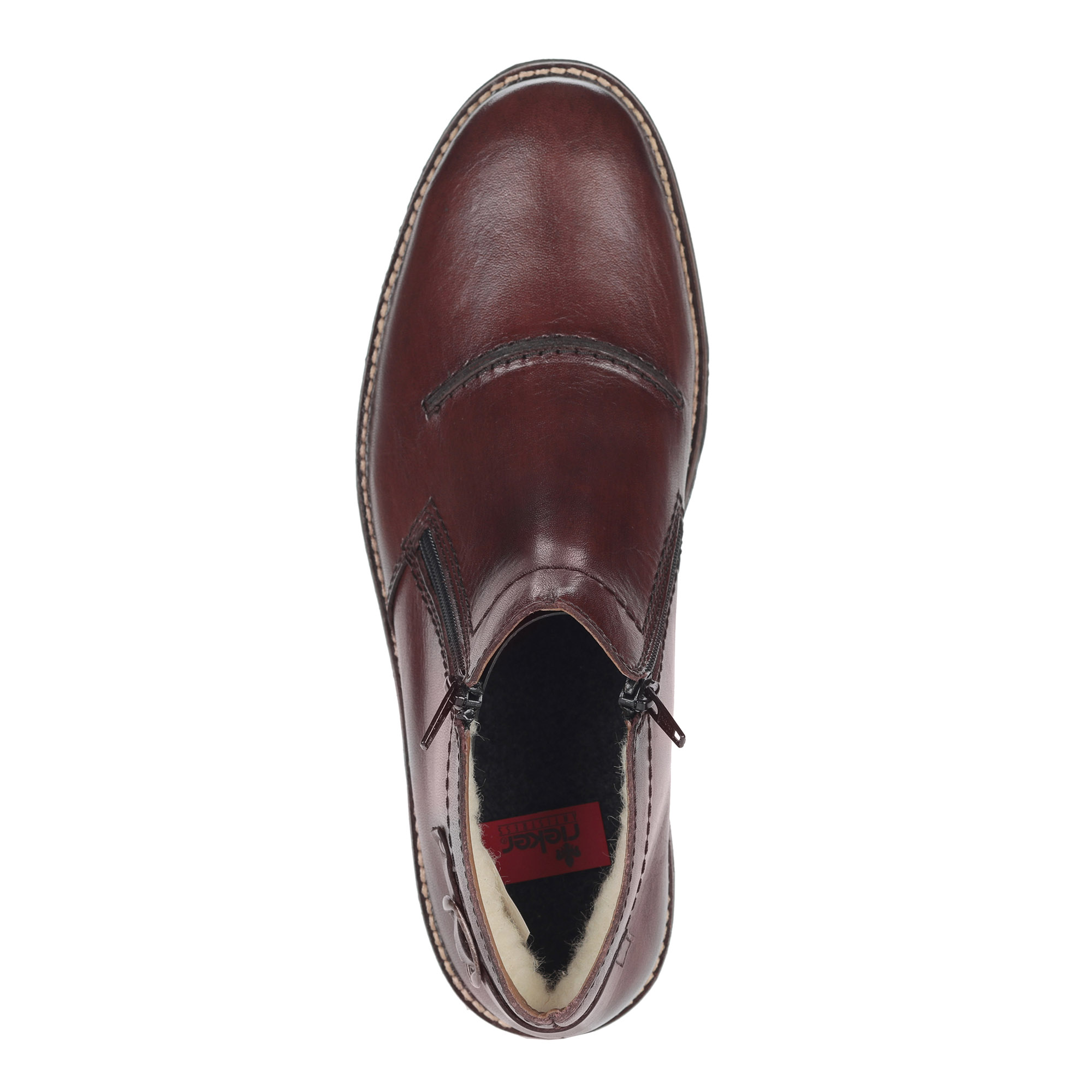 Коричневые ботинки с декоративной пряжкой Rieker, размер 44, цвет коричневый - фото 4