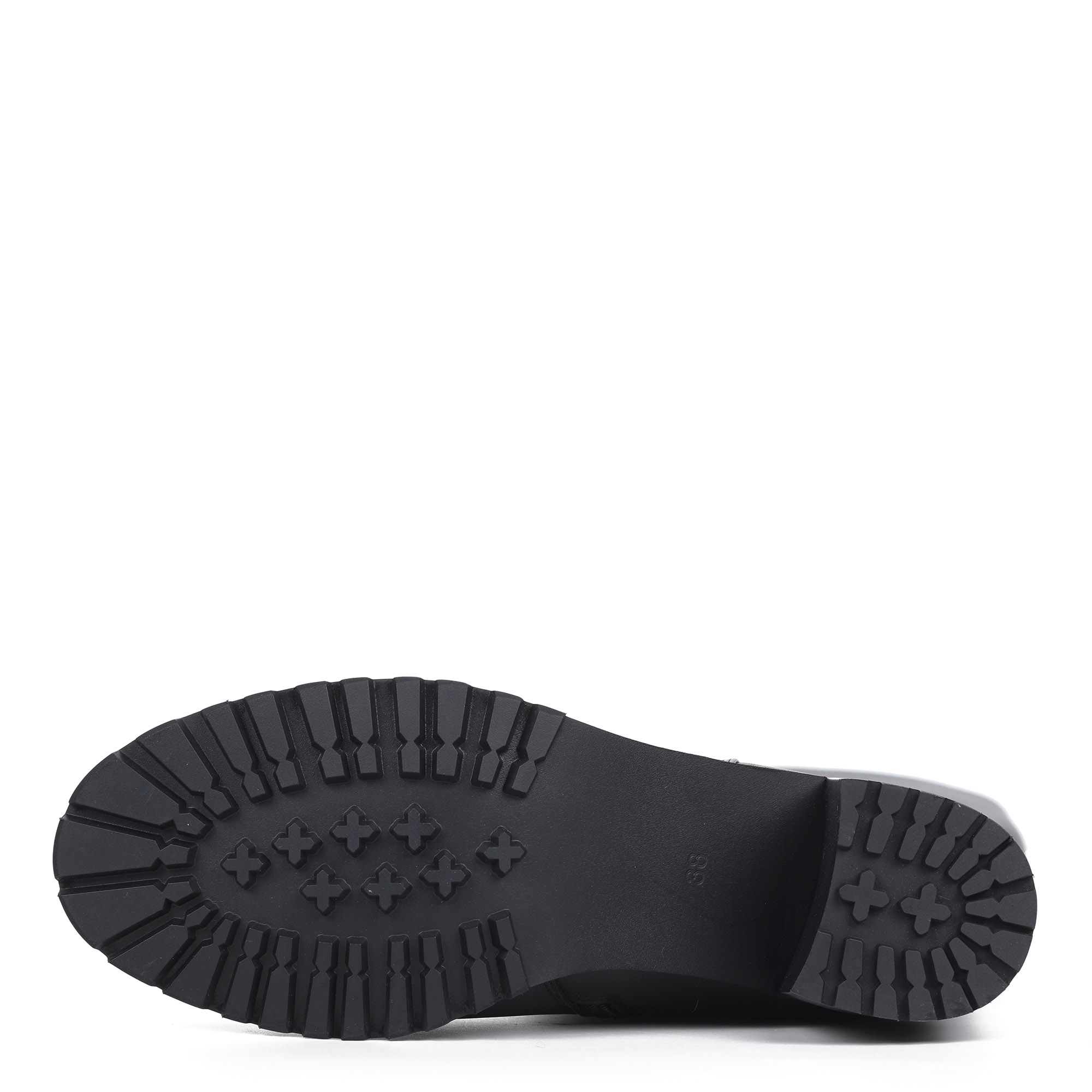 Черные кожаные сапоги с ремешком Respect, размер 40, цвет черный - фото 9