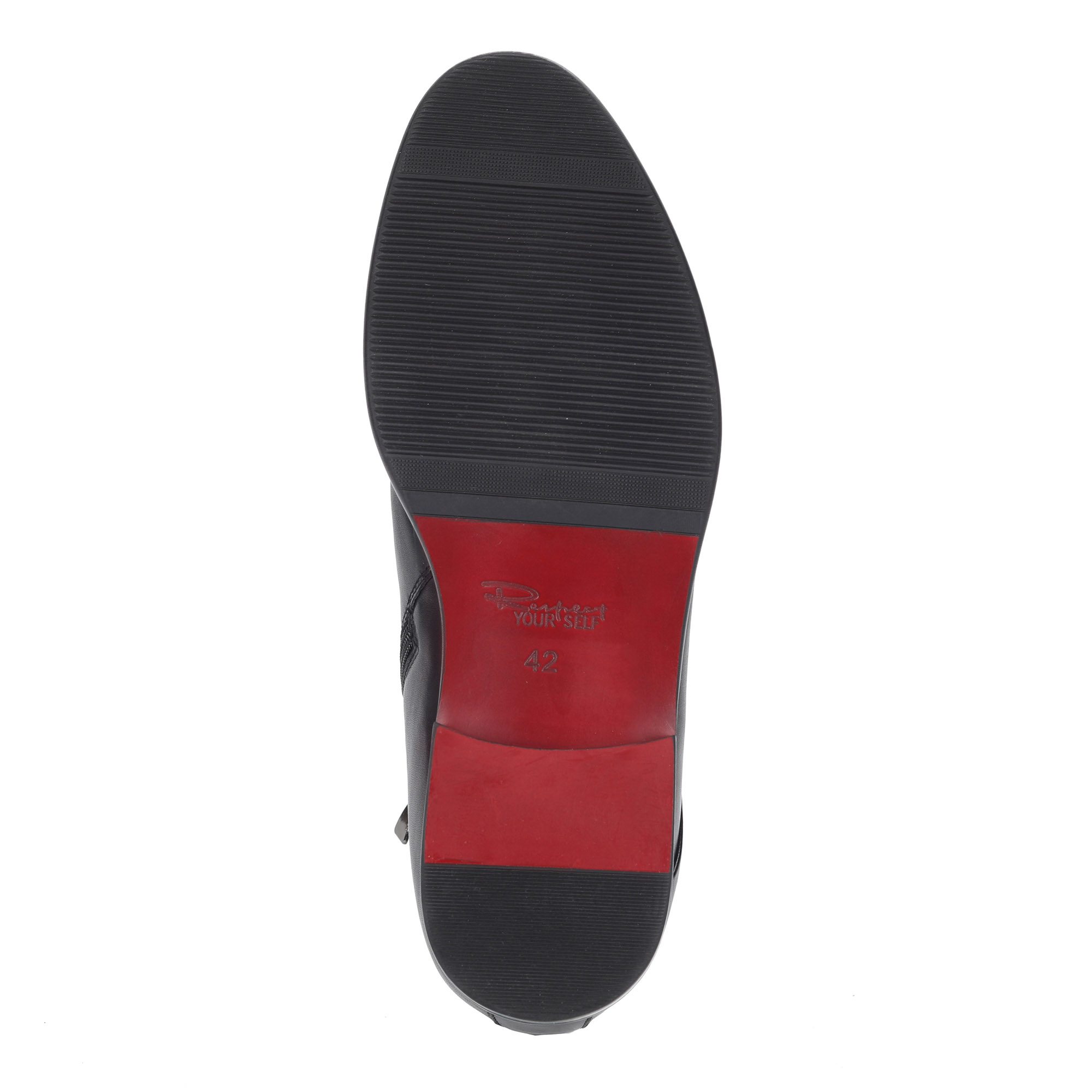 Черные ботинки из кожи на меху Respect, размер 44, цвет черный - фото 5