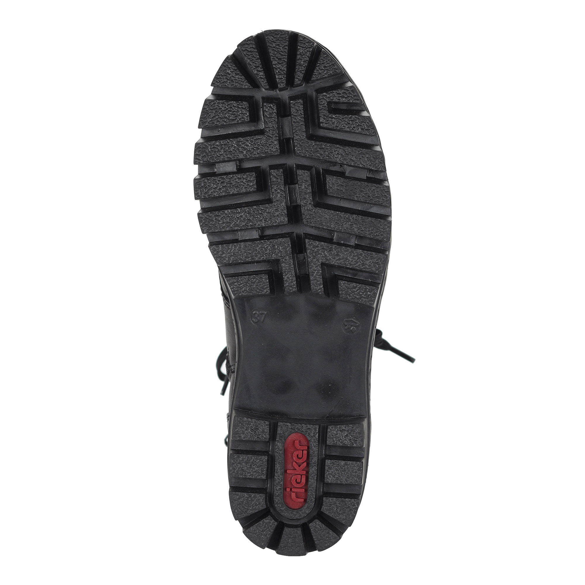 Черные ботинкииз кожи на подкладке из искусственной шерсти Rieker, размер 36, цвет черный - фото 7