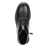 Черные ботинки из кожи