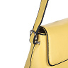 Желтая сумка сэтчел из экокожи с дополнительной ручкой
