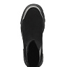 Черные ботинки челси из натурального велюра