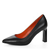 Черные туфли  лодочки из гладкой кожи CorsoComo