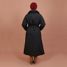 Пальто женское демисезонное чёрное