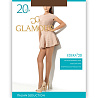 Размер 4, колготки Glamour Edera 20 den, загар Glamour