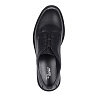 Черные закрытые туфли из кожи с декором