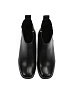 Черные ботильоны из кожи Respect