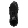 Черные ботинки из нубука на подкладке из шерсти