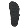 Темно-серые сандалии из экокожи без подкладки