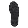 Черные ботинки милитари из кожи на подкладке из натуральной шерсти